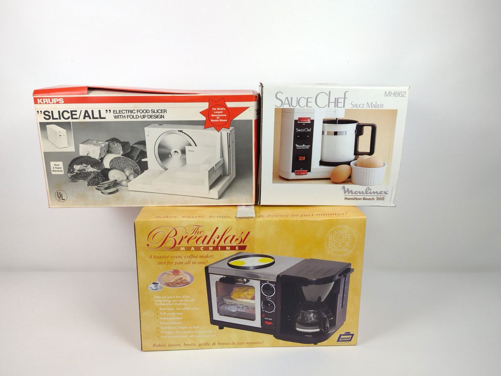 3 Small Kitchen Appliances incl Breakfast Maker (1 of 9)