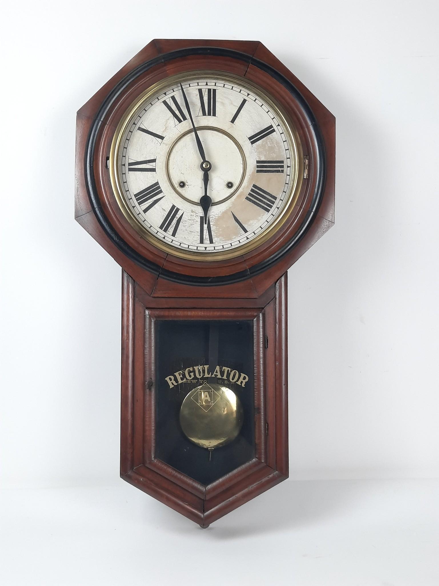 Ansonia Regulator Wall Clock (1 of 5)