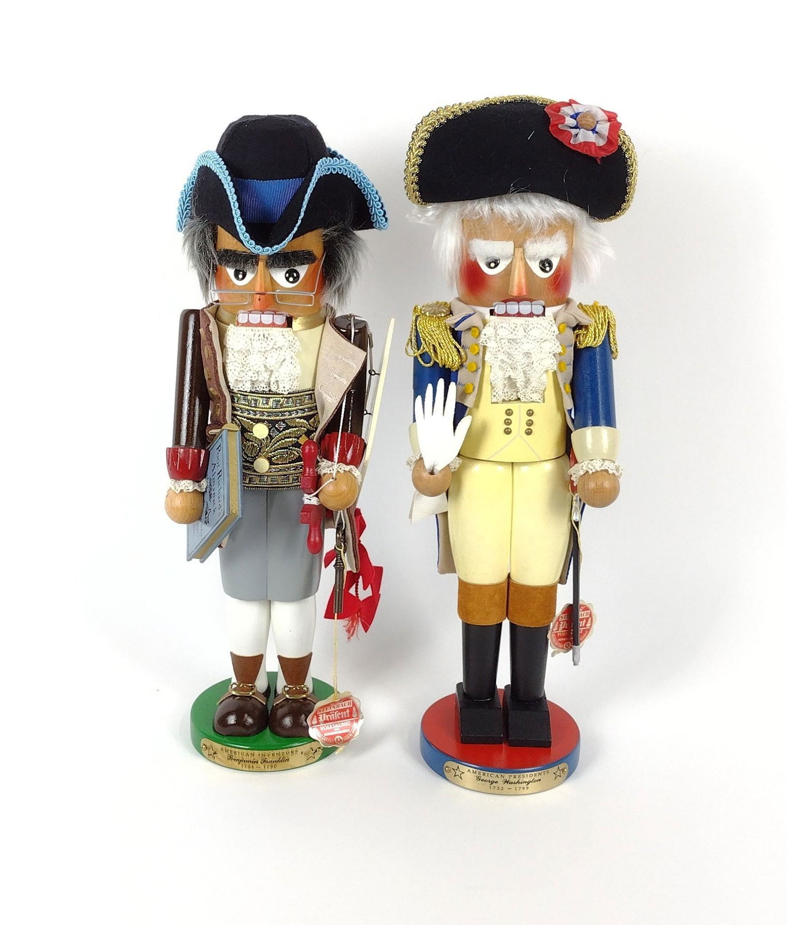 2 Steinbach Nutcrackers incl Benjamin Franklin (1 of 7)