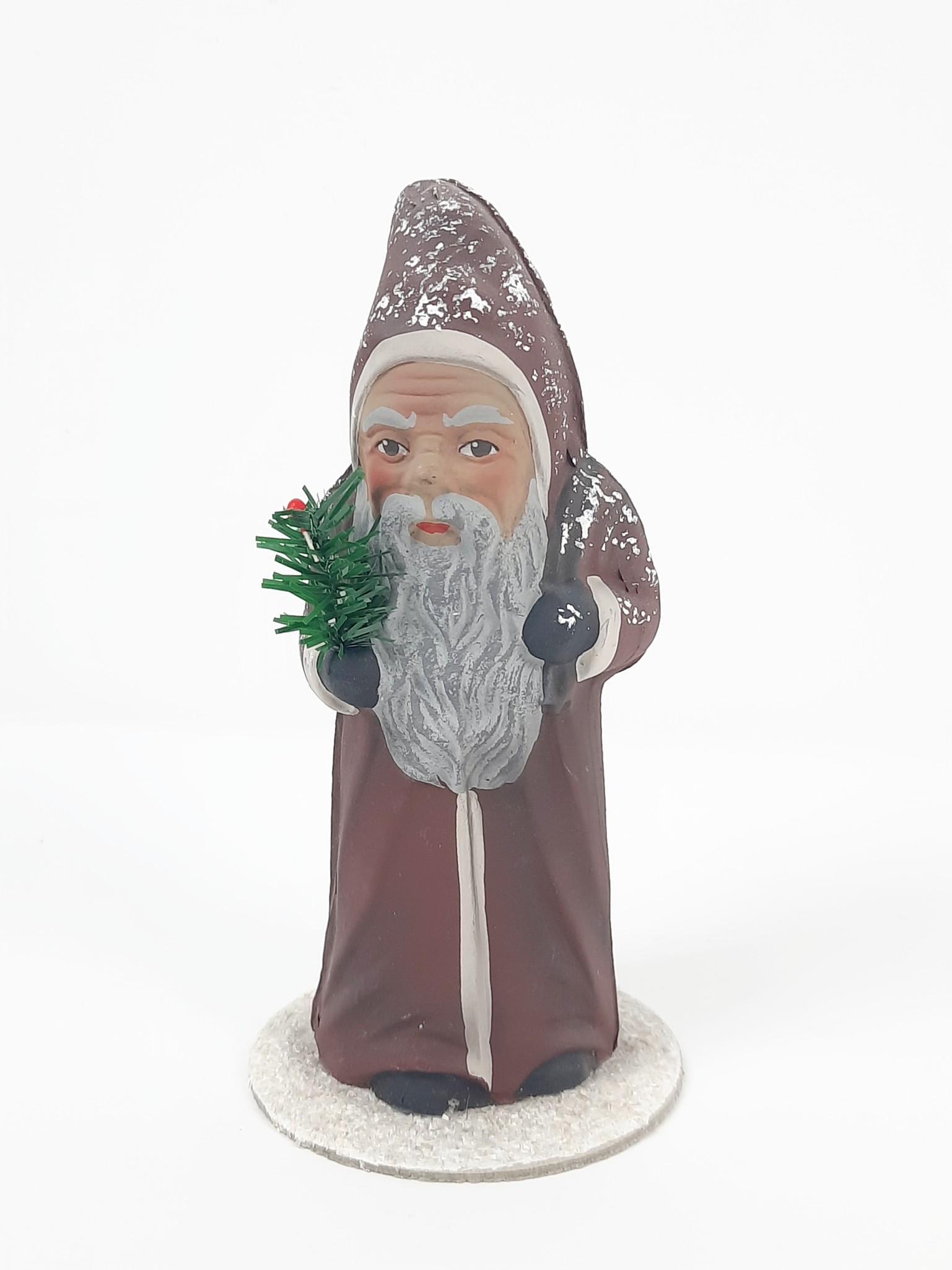 7-1/2" Ino Schaller Papier Mache Belsnickel Figurine (1 of 3)