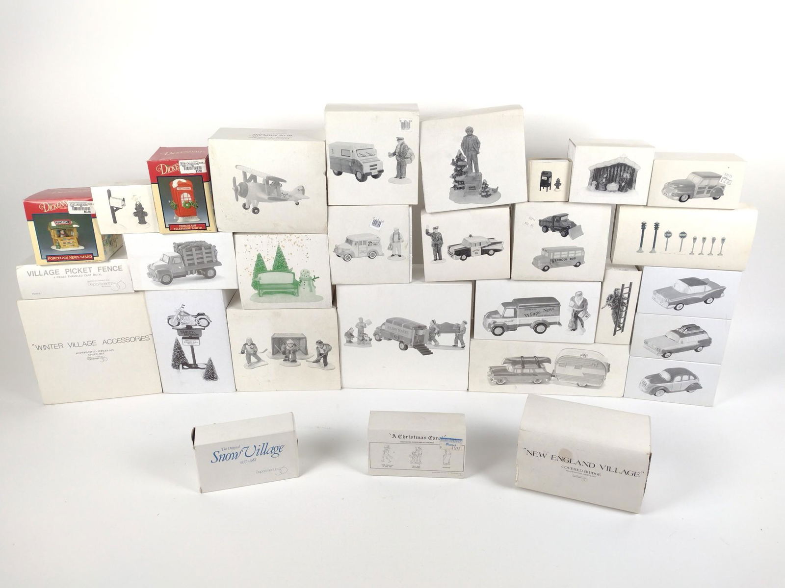 29 Pcs Department 56 Snow Village (1 of 6)