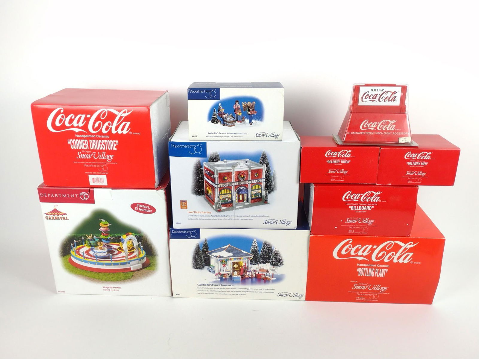 10 Pcs Department 56 Snow Village (1 of 1)