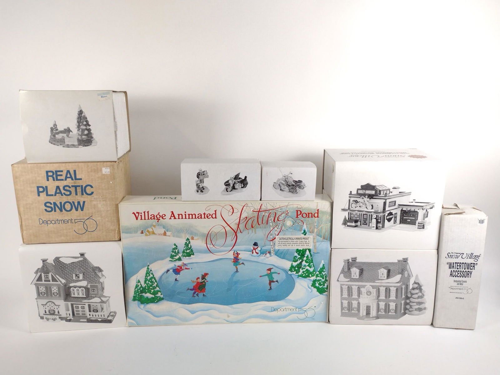 9 Pcs Department 56 Snow Village (1 of 2)