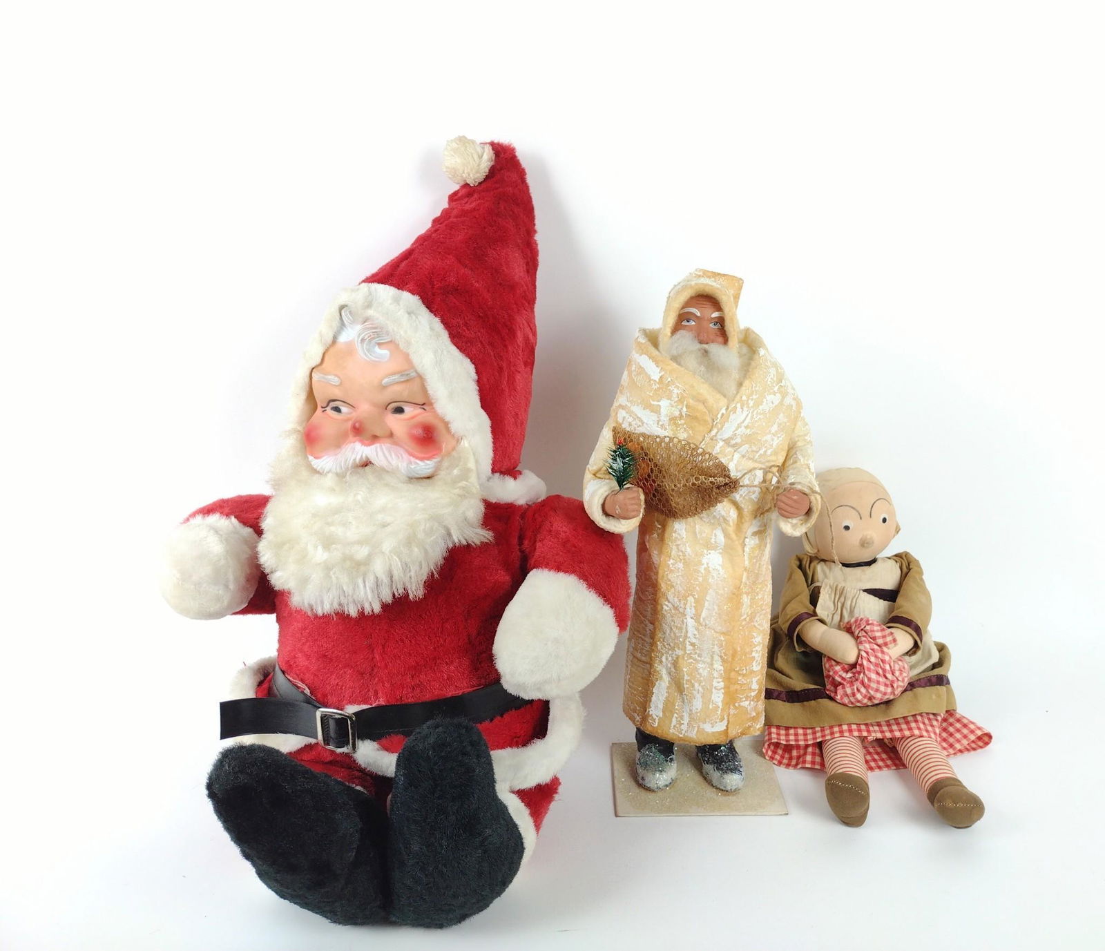 3 Christmas Dolls Incl Sterling Best Ever Santa (1 of 2)