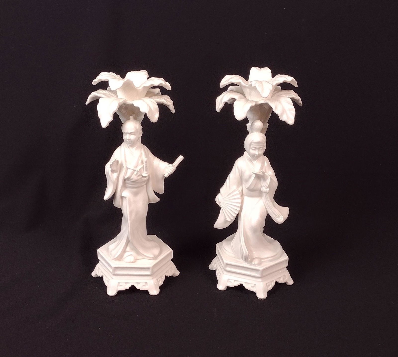 Fitz & Floyd Asian Candle Holders (1 of 2)