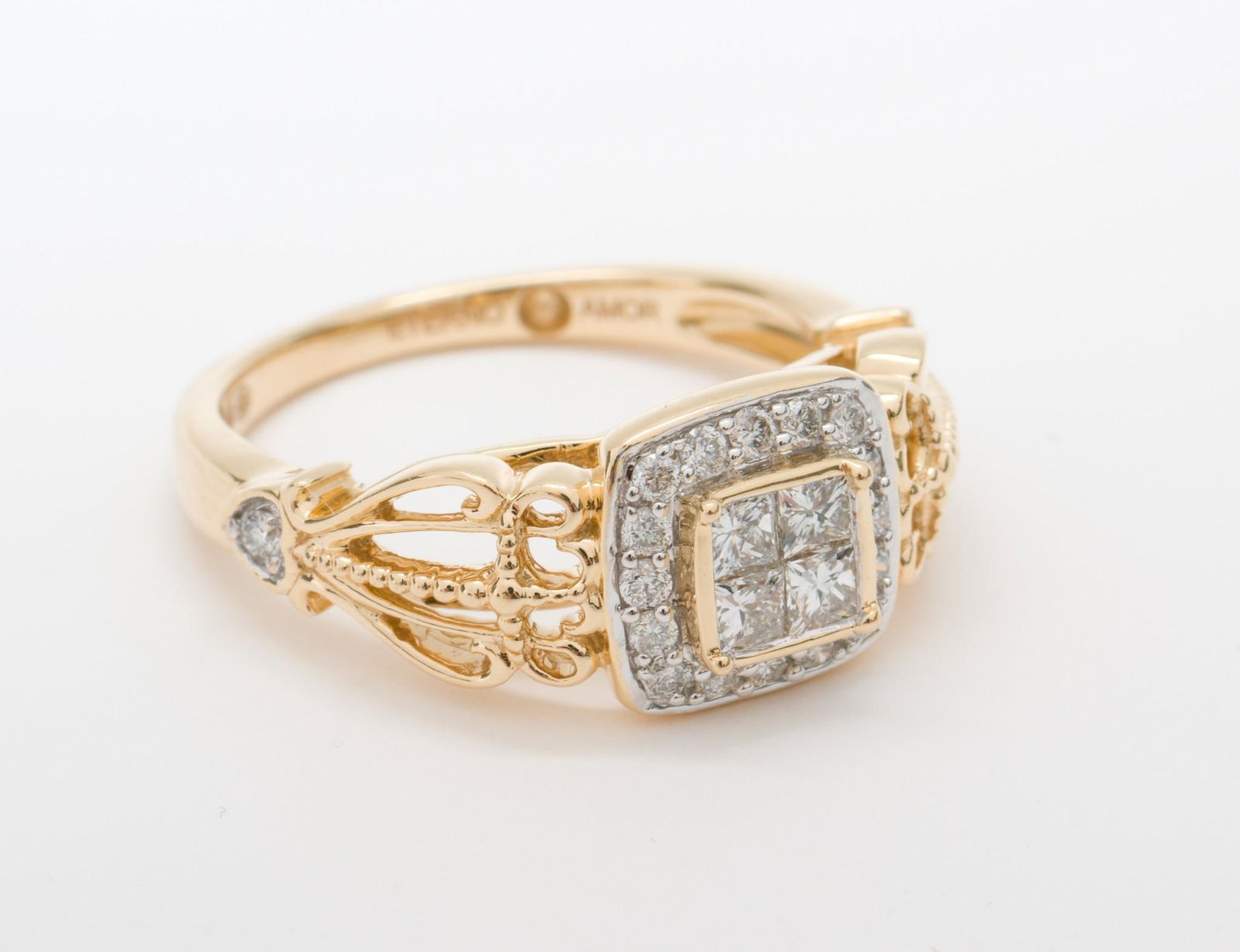 Eterno Amor 14K Gold & .64 CTW Diamond Ring (1 of 7)