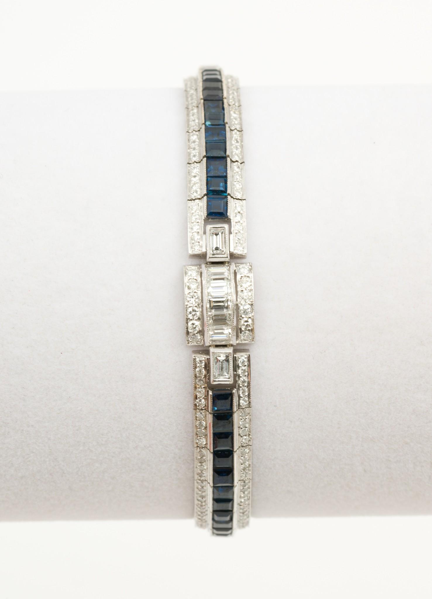 LeVian 18K Sapphire & 3.60 CTW Diamond Bracelet (1 of 7)