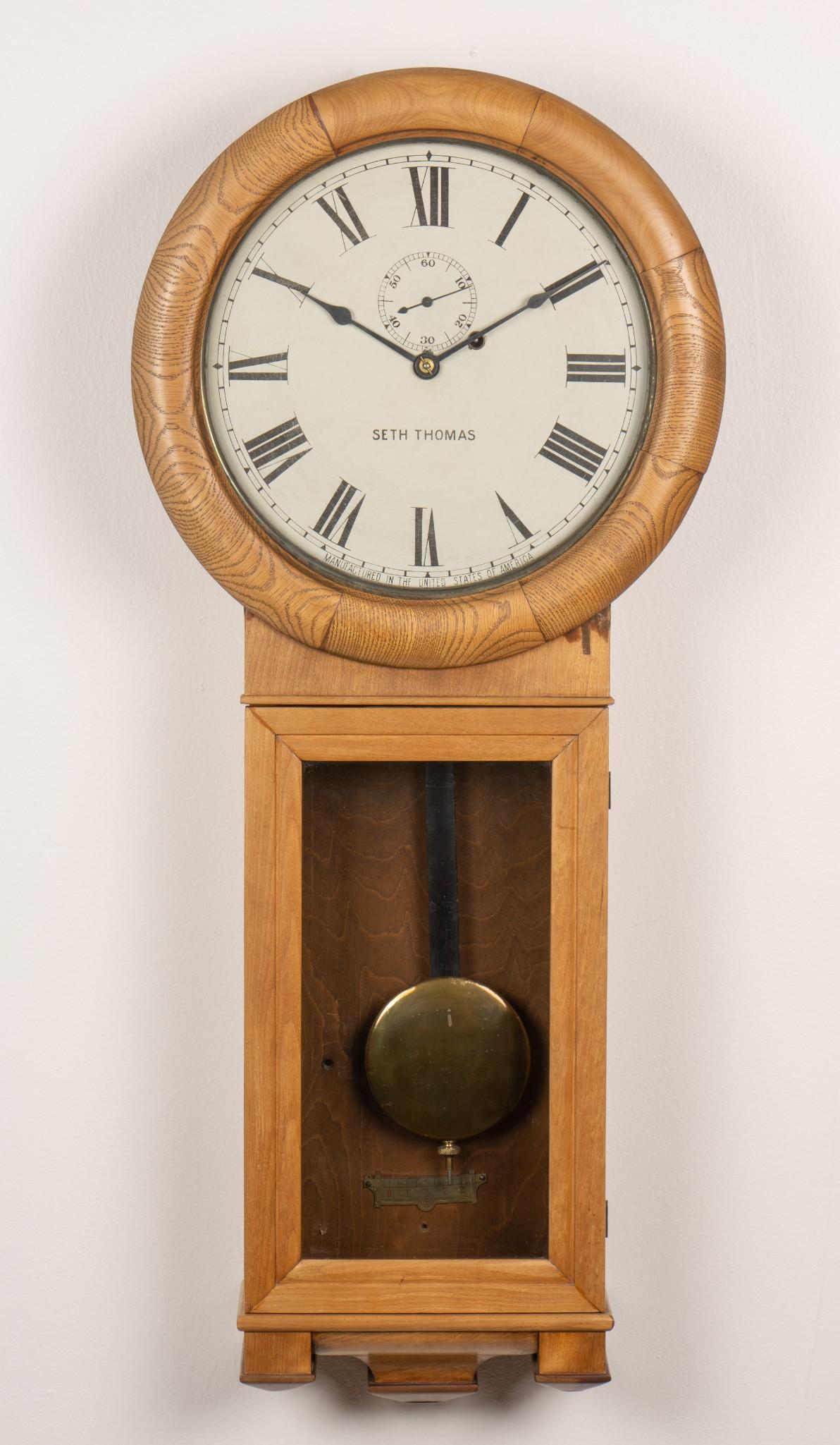 Seth Thomas Regulator No. 2 Wall Clock (1 of 8)