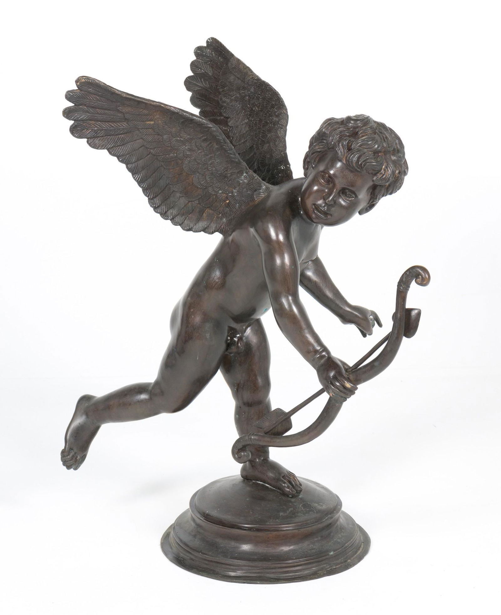 After Auguste Moreau Life Size Bronze Cupid (1 of 5)