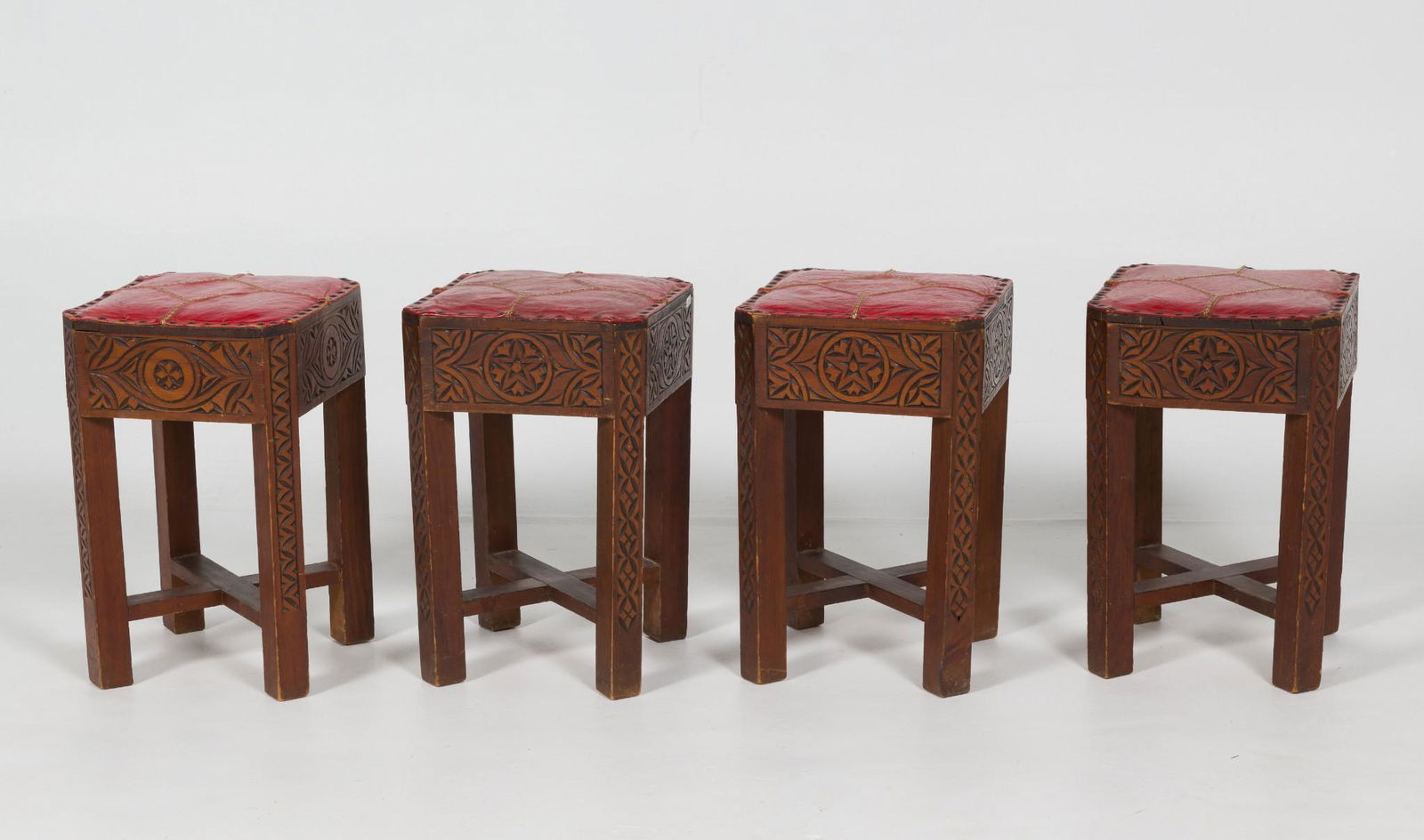 A Set of 4 Moroccan Stools (1 of 9)
