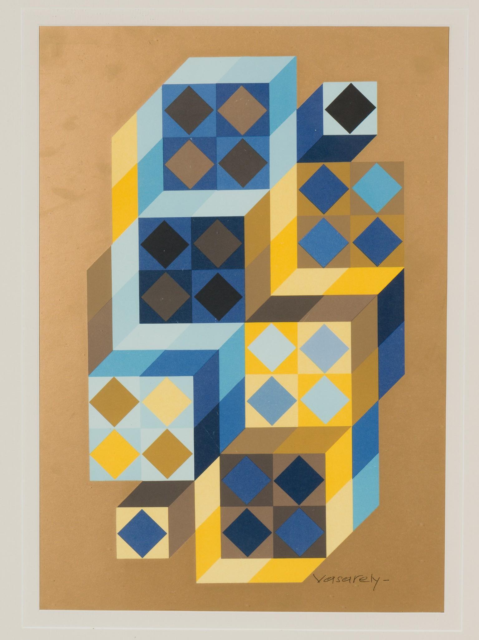 Victor Vasarely (Hungarian/French, 1906-1997) (1 of 4)