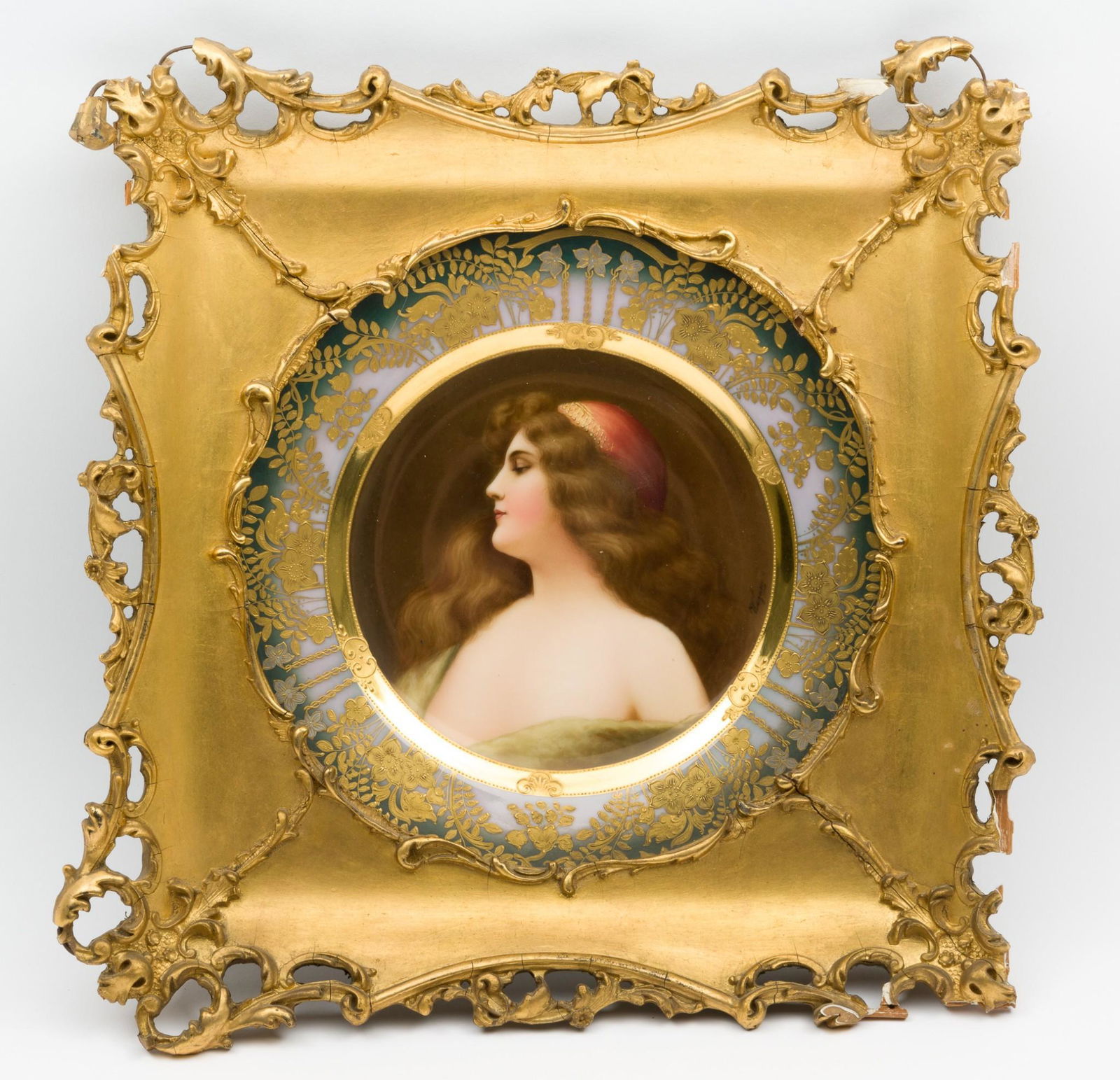 Royal Vienna Hand Painted Cabinet Portrait Plate (1 of 7)