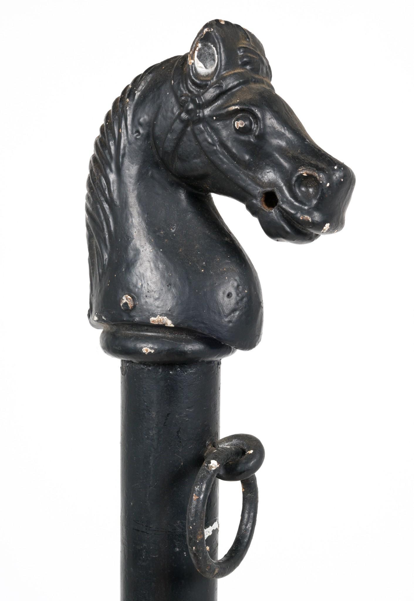 19th Century Cast Iron Horse Hitching Post (1 of 4)