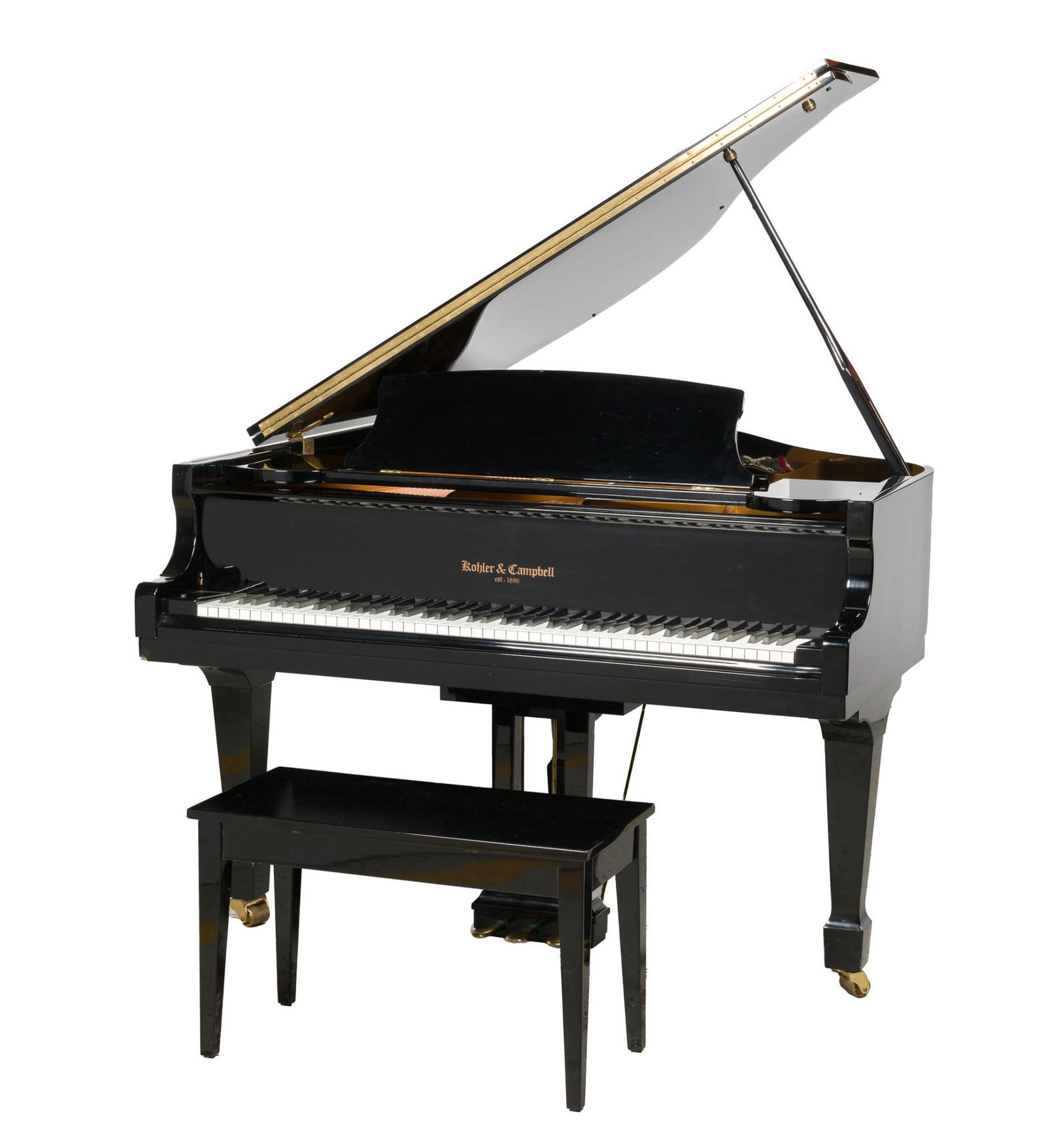 Kohler and Campbell SKG500S Baby Grand Piano (1 of 8)