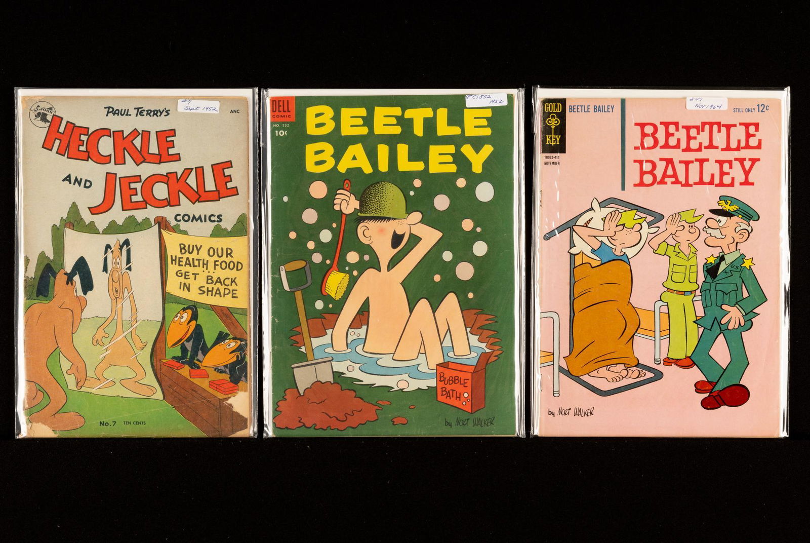 34 Beetle Bailey & Heckle and Jeckle Comics (1 of 4)