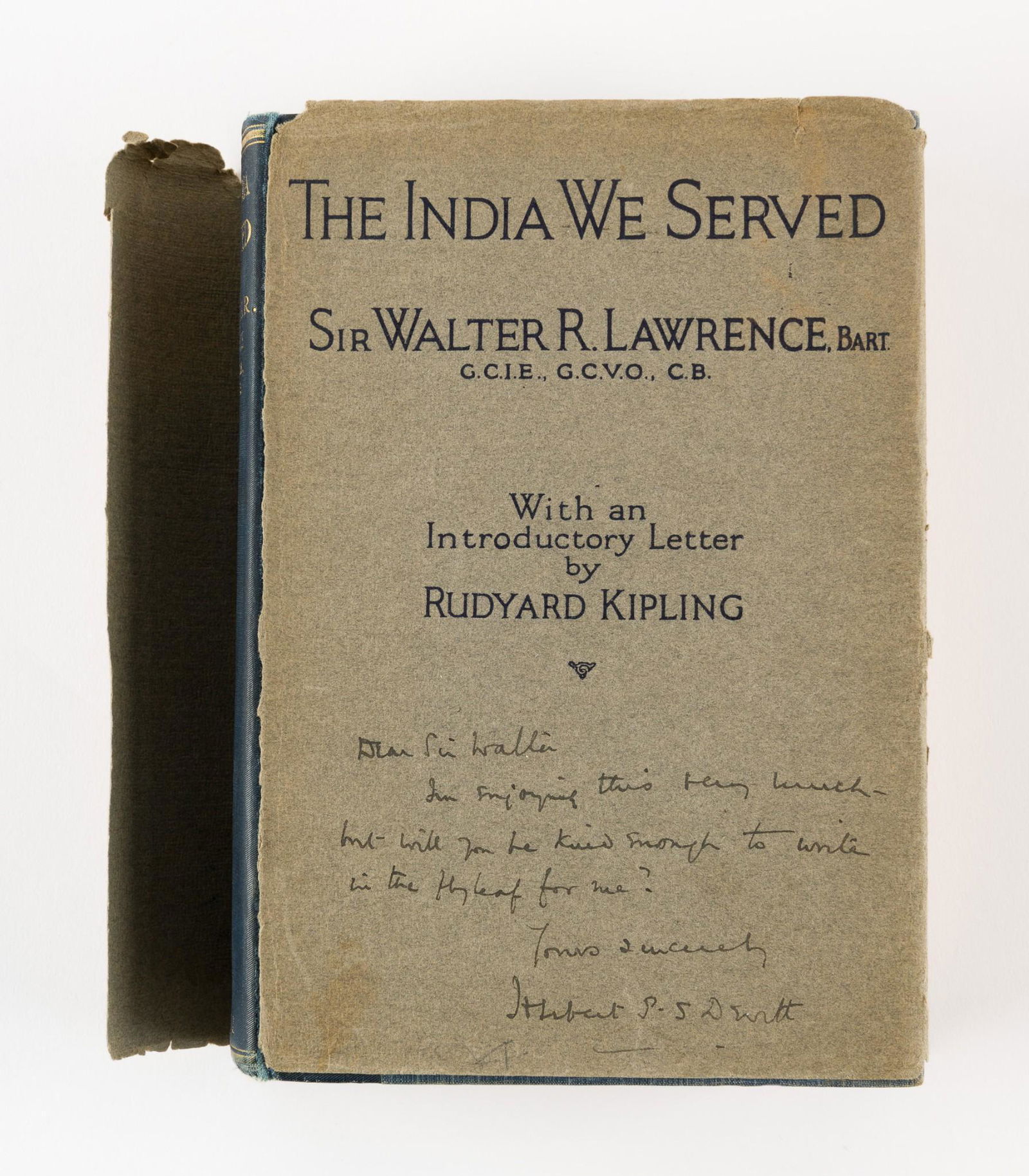 Signed & Inscribed Sir Walter R. Lawrence The India We Served (1 of 4)