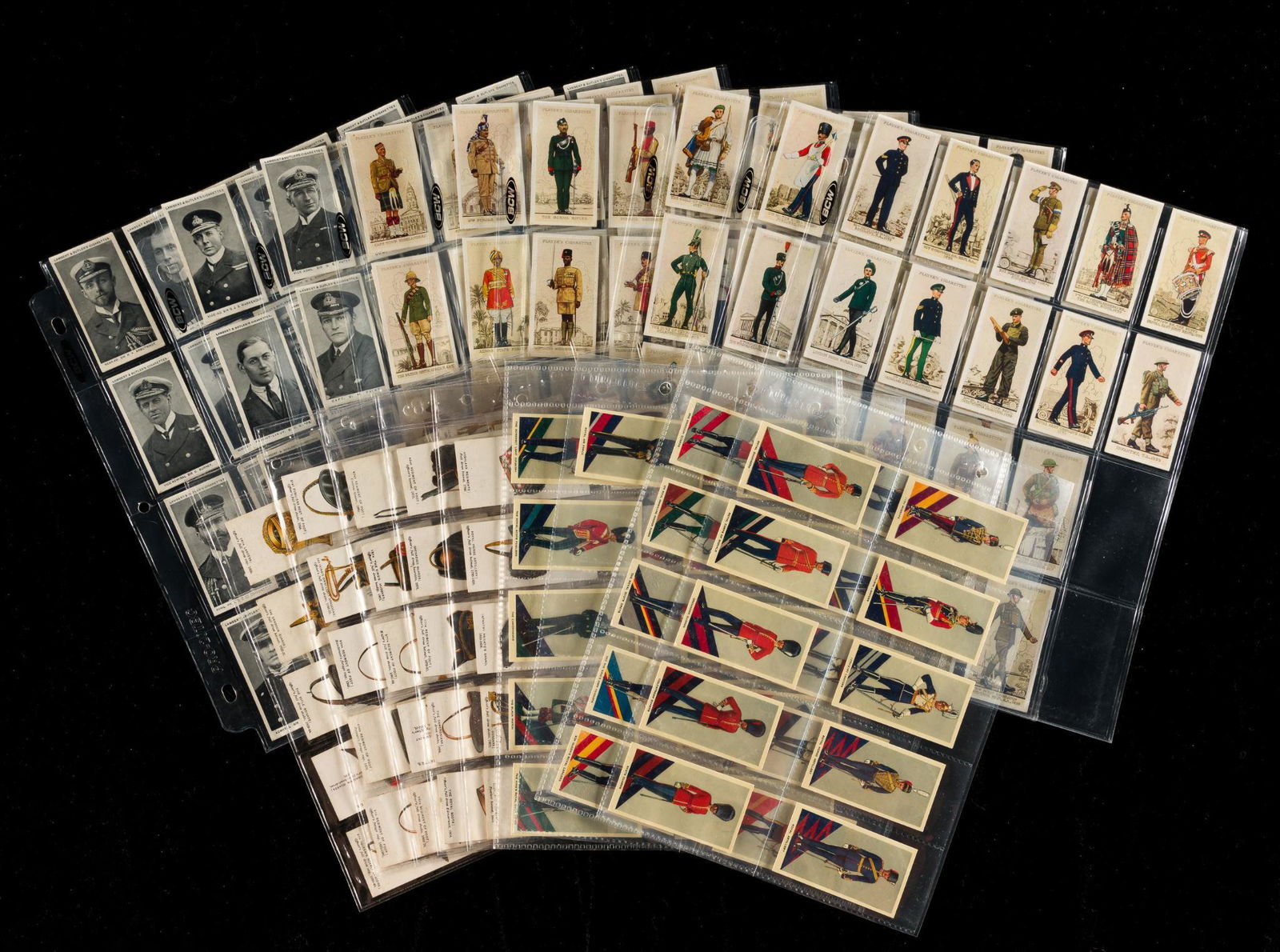 5 Sets Military Dress Cigarette Cards (1 of 11)