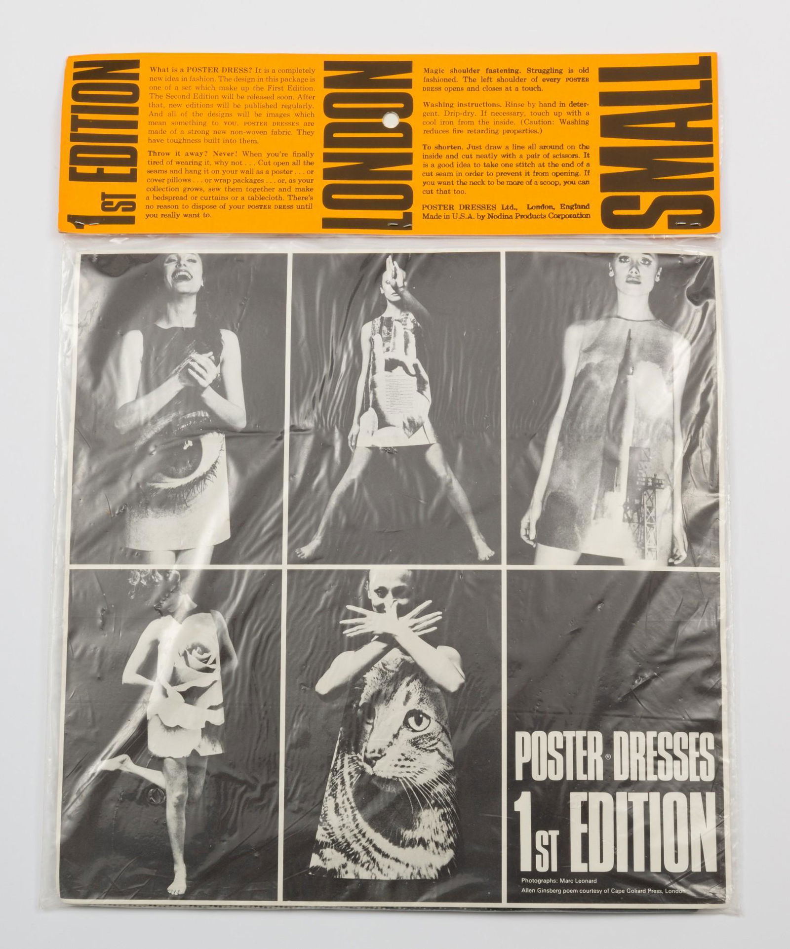 Marc Leonard & Allen Ginsberg 1st Edition Poster Dress (1 of 3)
