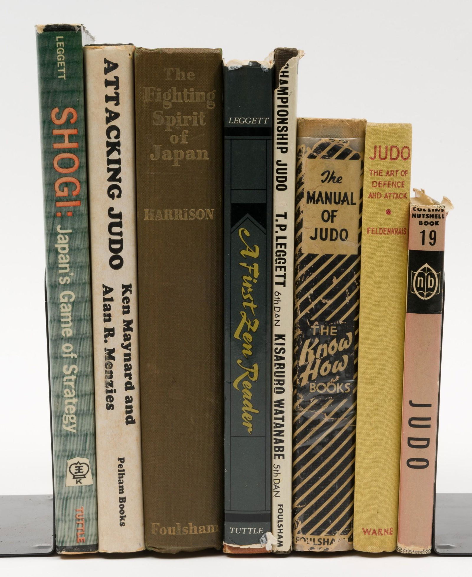 8 Books on Judo Incl The Fighting Spirit of Japan (1 of 18)