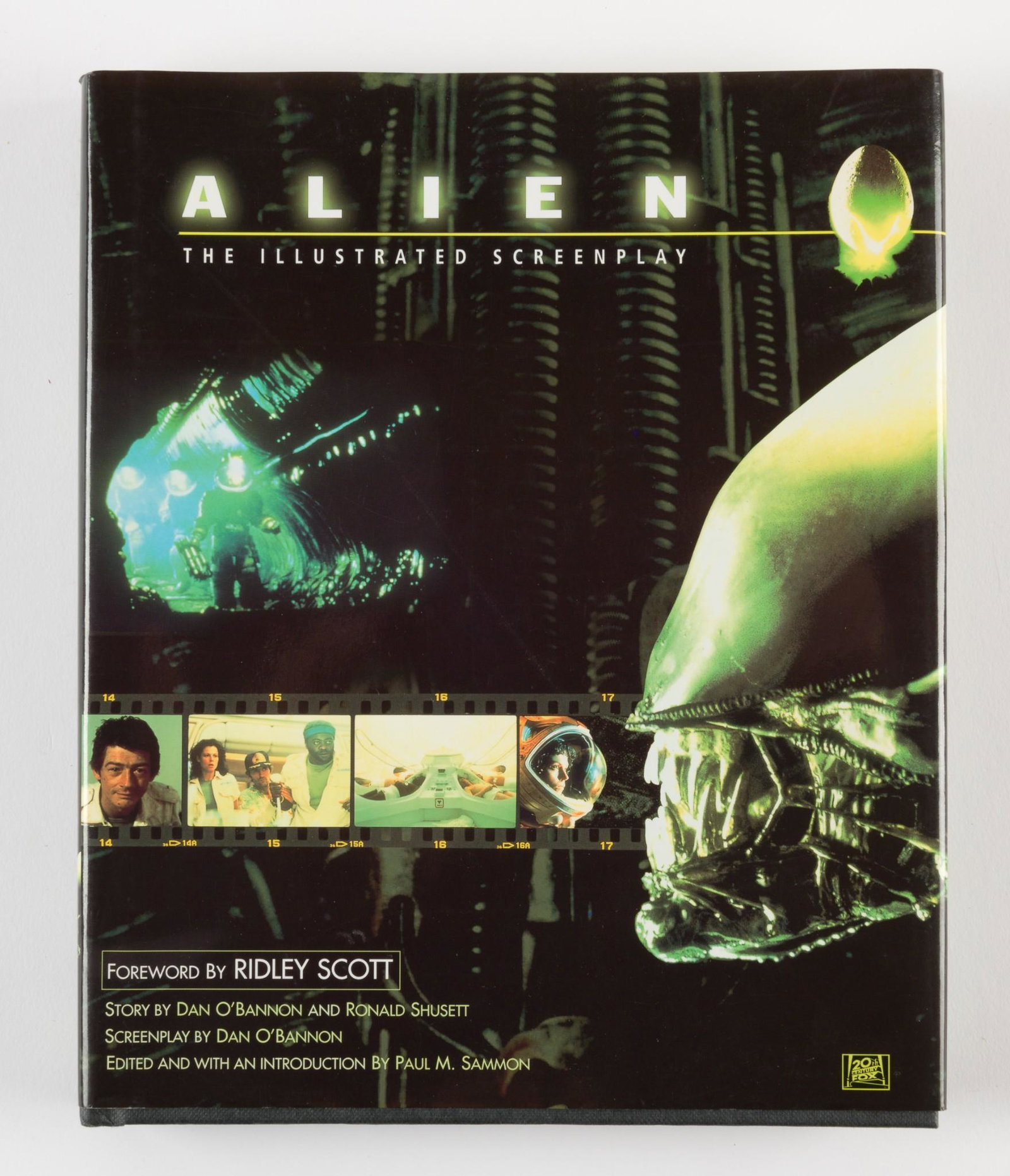 Alien The Illustrated Screenplay with Autograph: Alien The Illustrated Screenplay, autographed by editor Paul M. Sammon. Inscribed to actor William Sanderson. New with dust jacket. PROVENANCE: From the collection of William Sanderson, star of televi