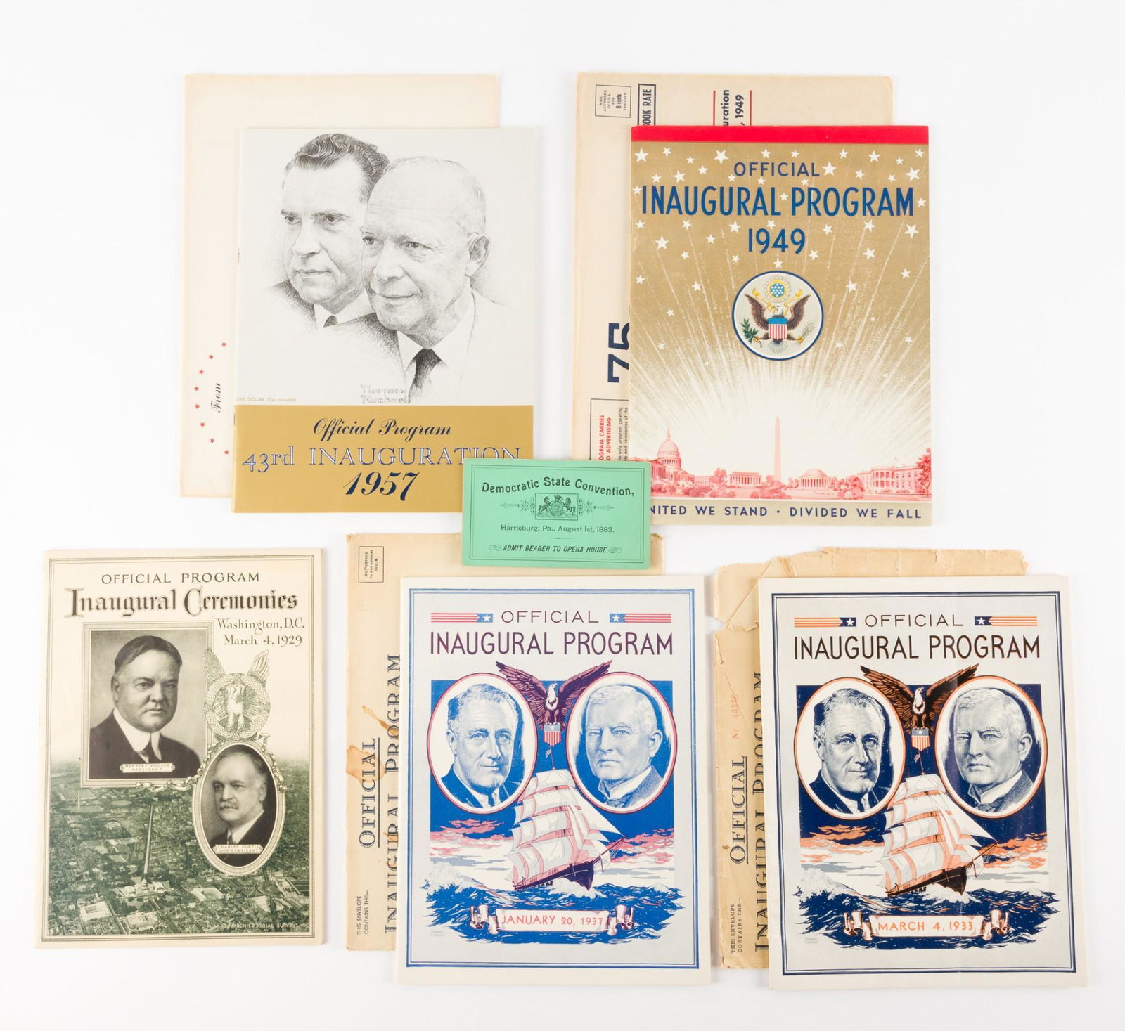5 Early - Mid 20th Century Official Inaugural Programs (1 of 19)