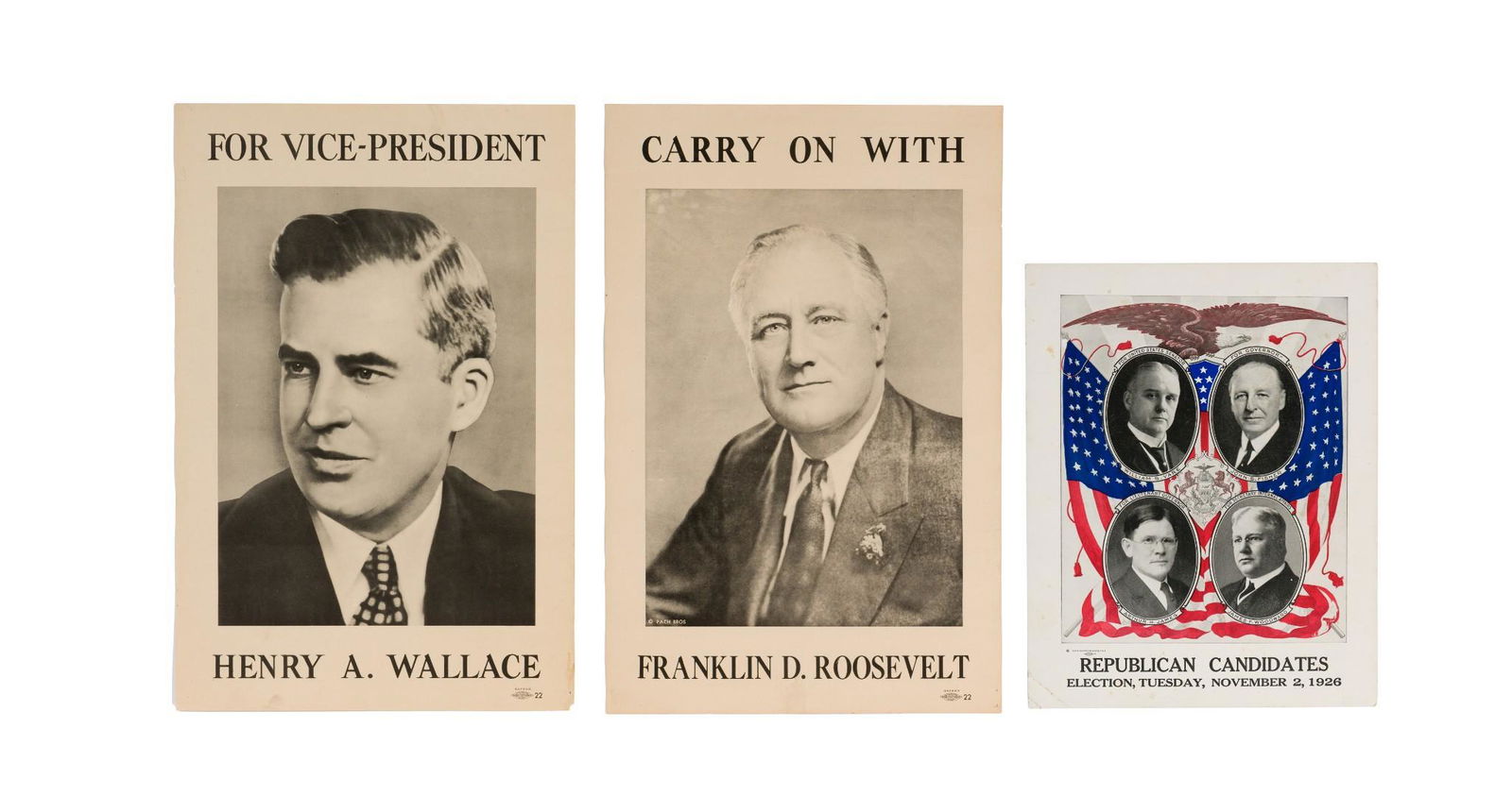 3 Early 20th Century Political Posters (1 of 4)