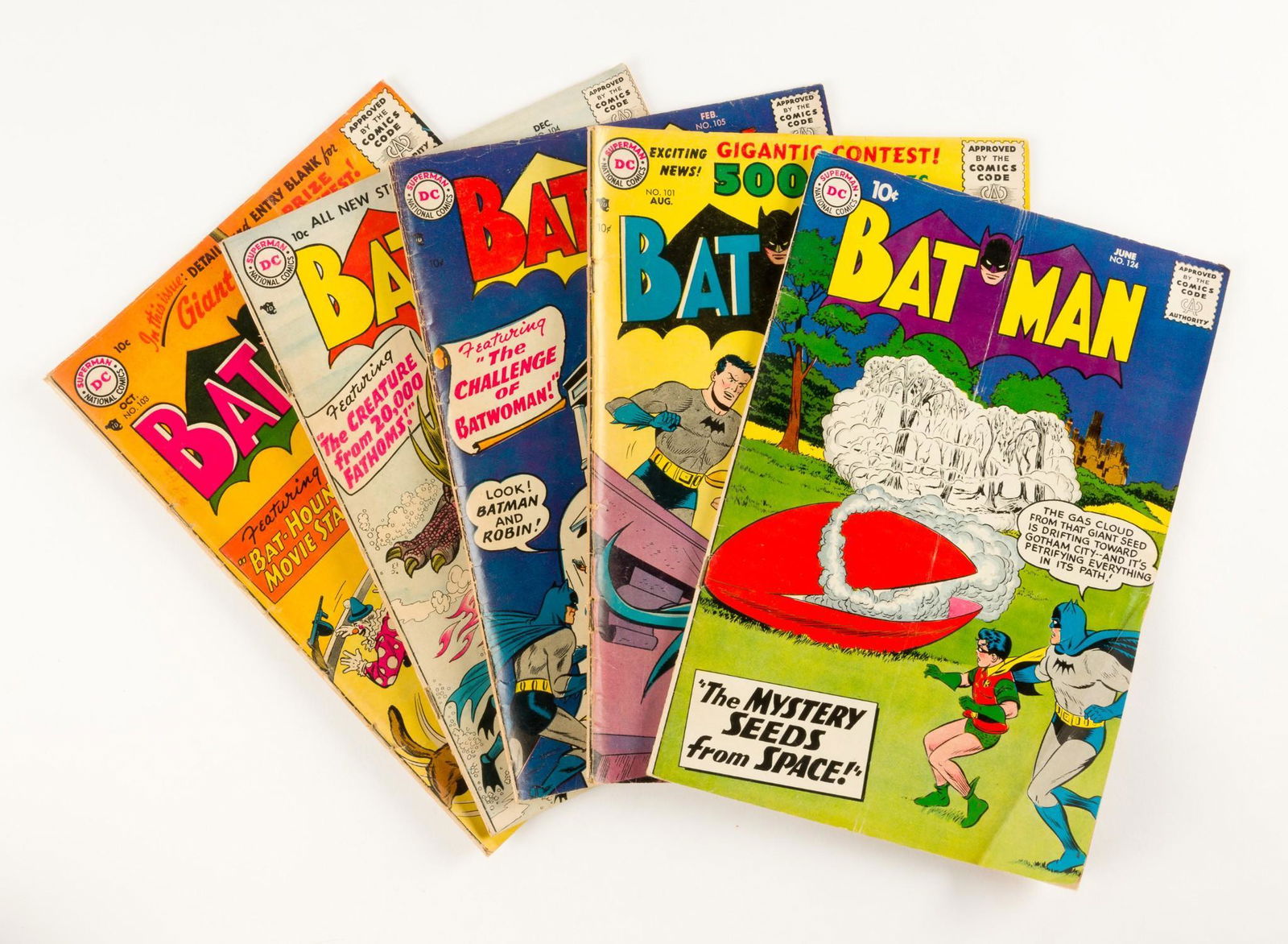 5 DC Comics Batman Incl No. 105 The Challenge of Batwoman! (1 of 16)