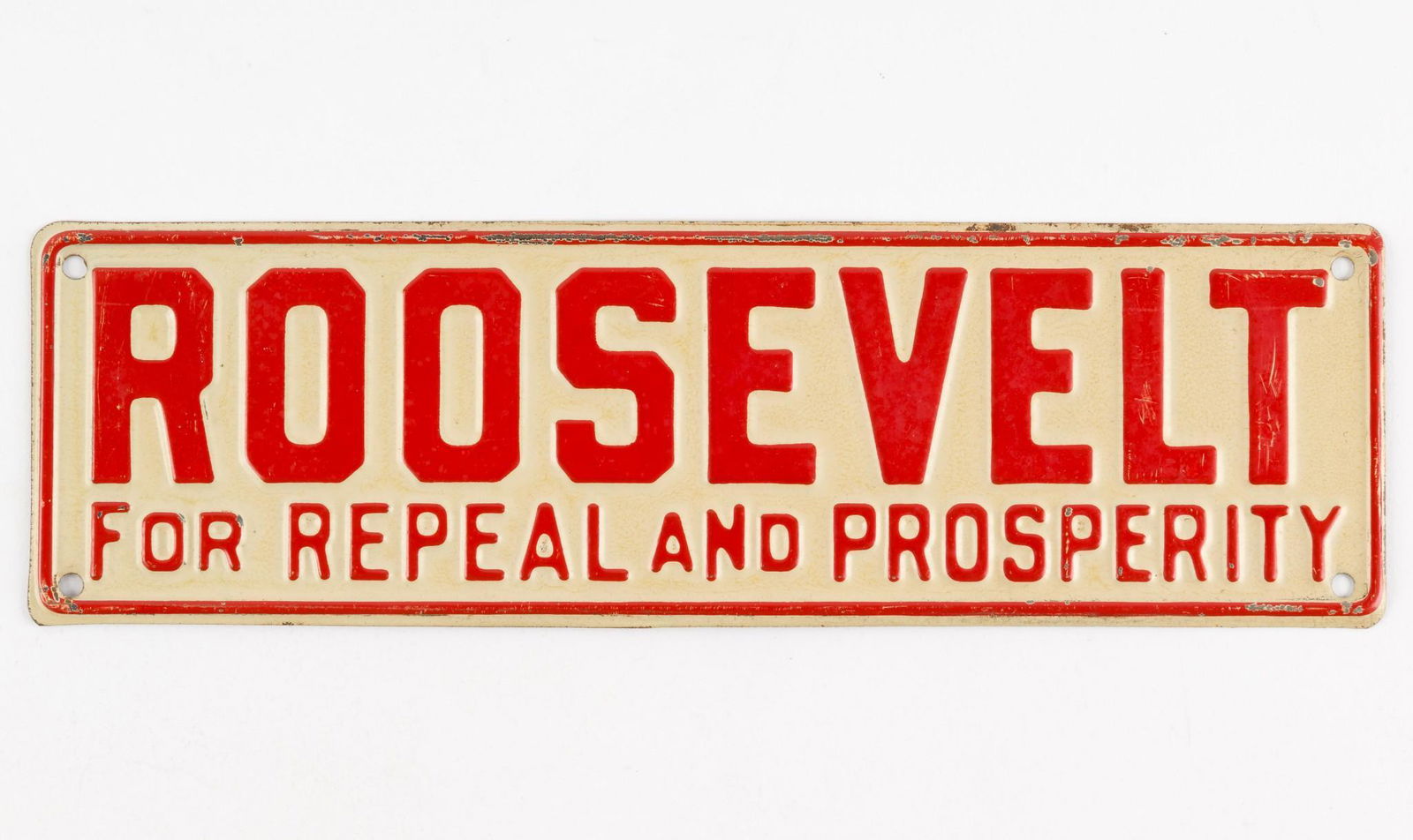Roosevelt License Plate Topper (1 of 2)