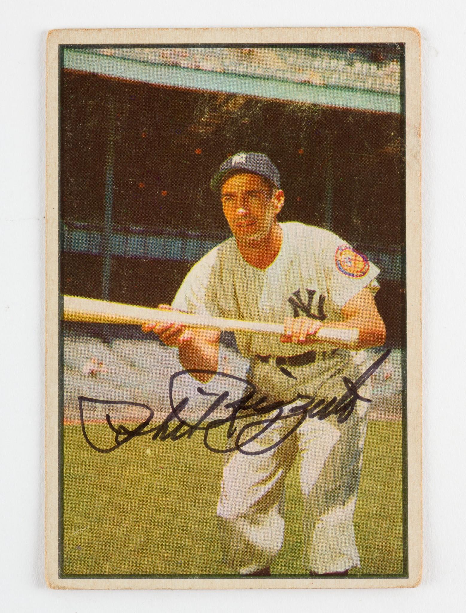 1954 Autographed Phil Rizzuto Card (1 of 3)