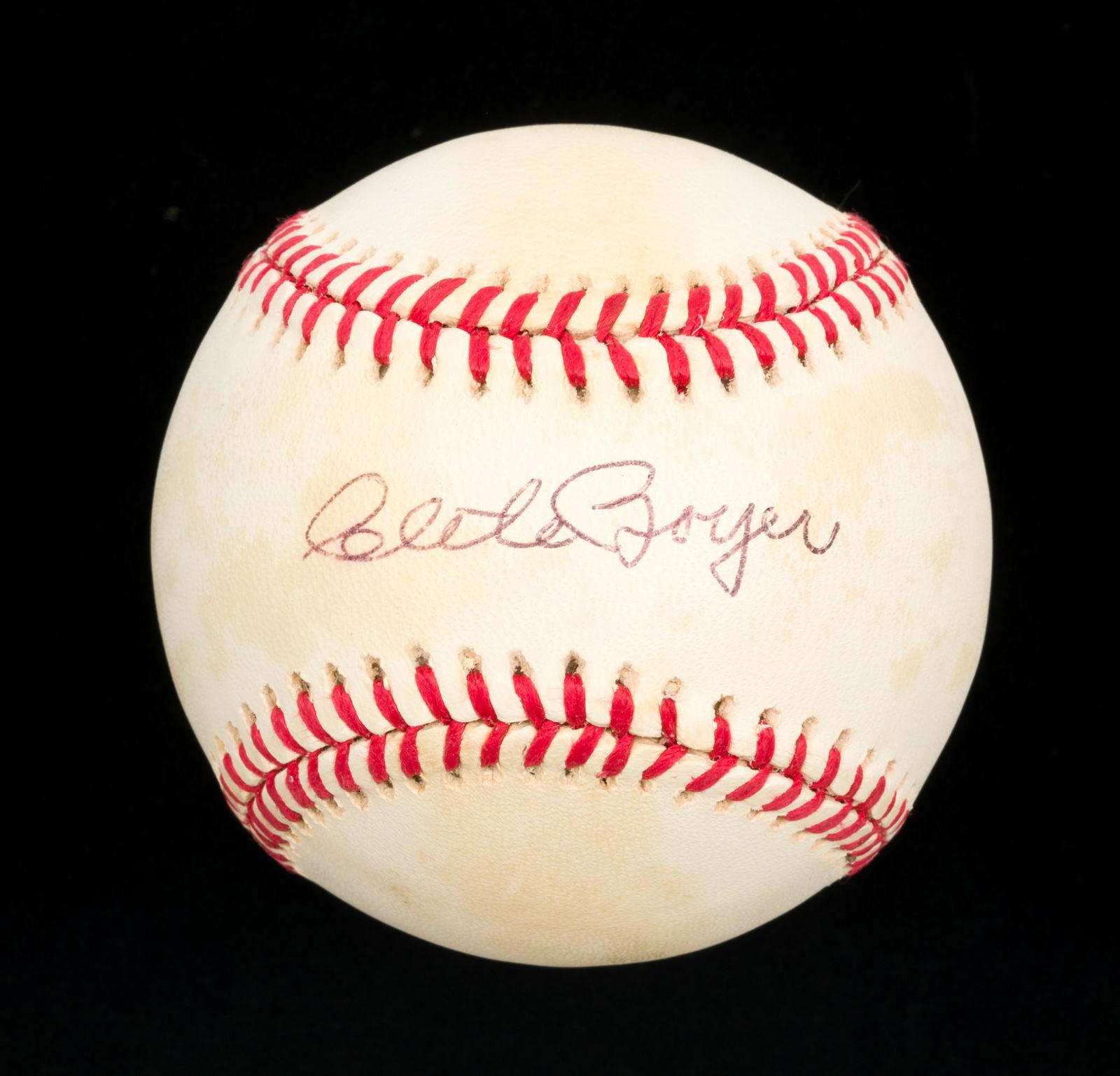Clete Boyer Autographed Baseball (1 of 3)
