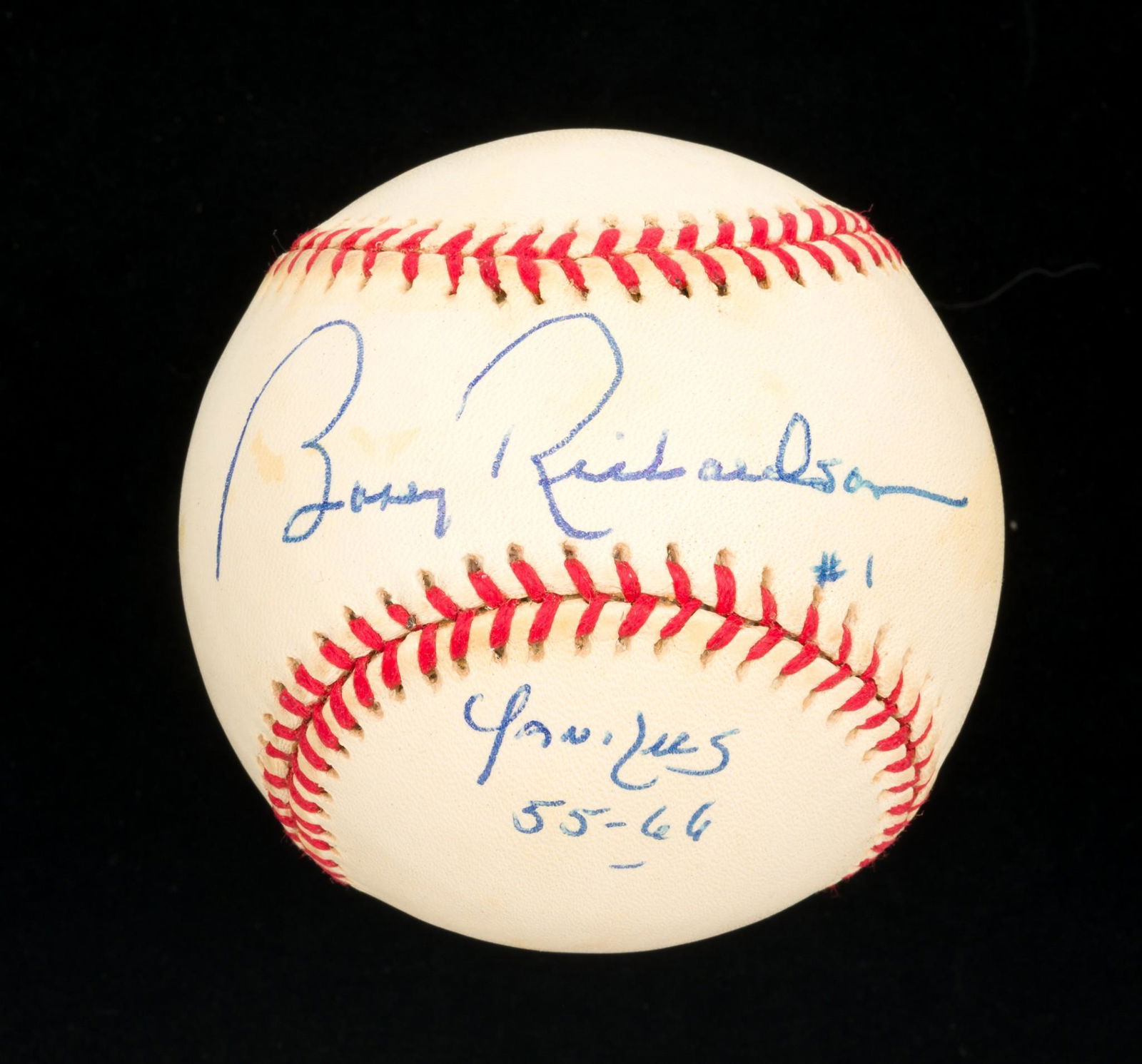 Bobby Richardson Autographed Baseball (1 of 4)