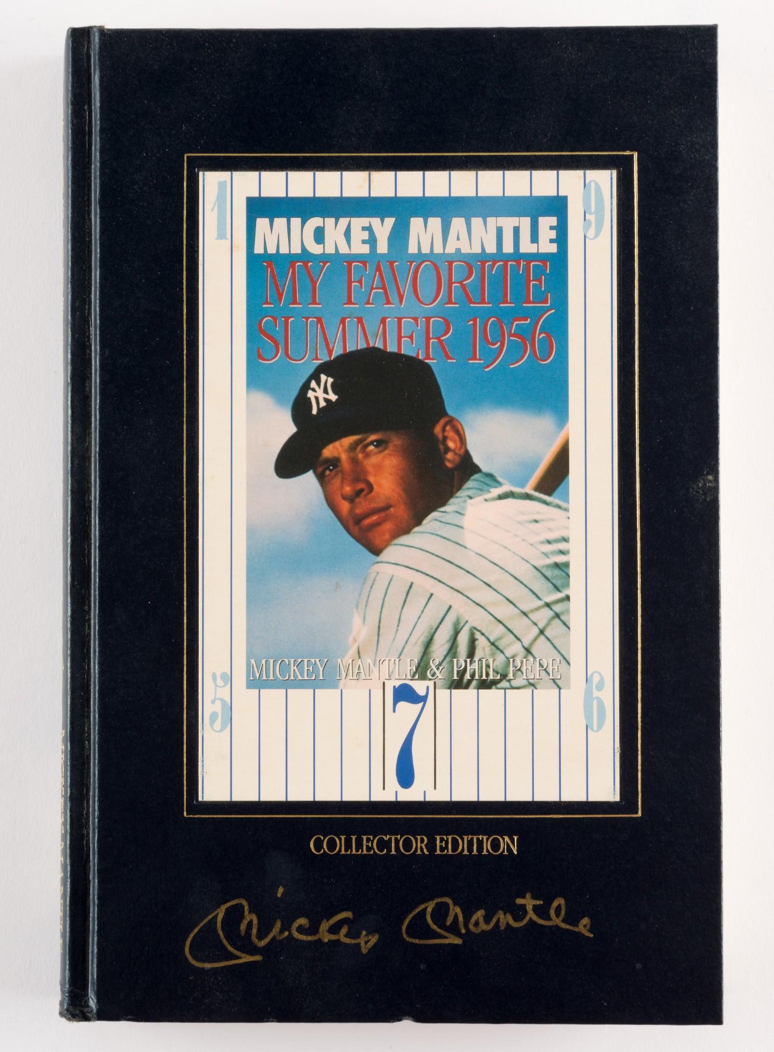 Mickey Mantle My Favorite Summer 1956 Autographed Book (1 of 5)