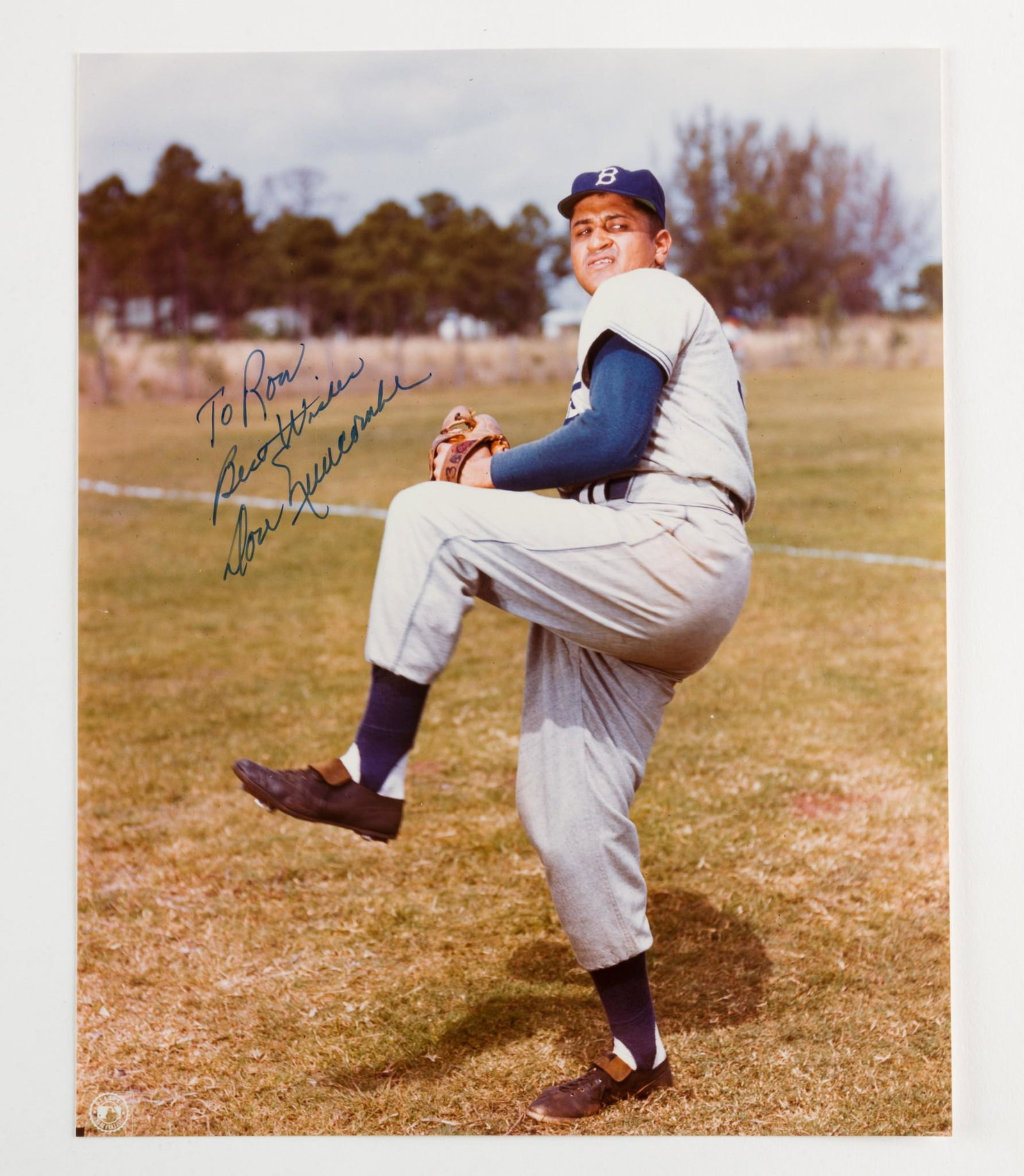 Don Newcombe Autographed Photograph: Don Newcombe autographed photograph. DP. IMPORTANT: Before bidding, please read the terms and conditions. When you registered for the auction you agreed to these terms and will be required to comply w