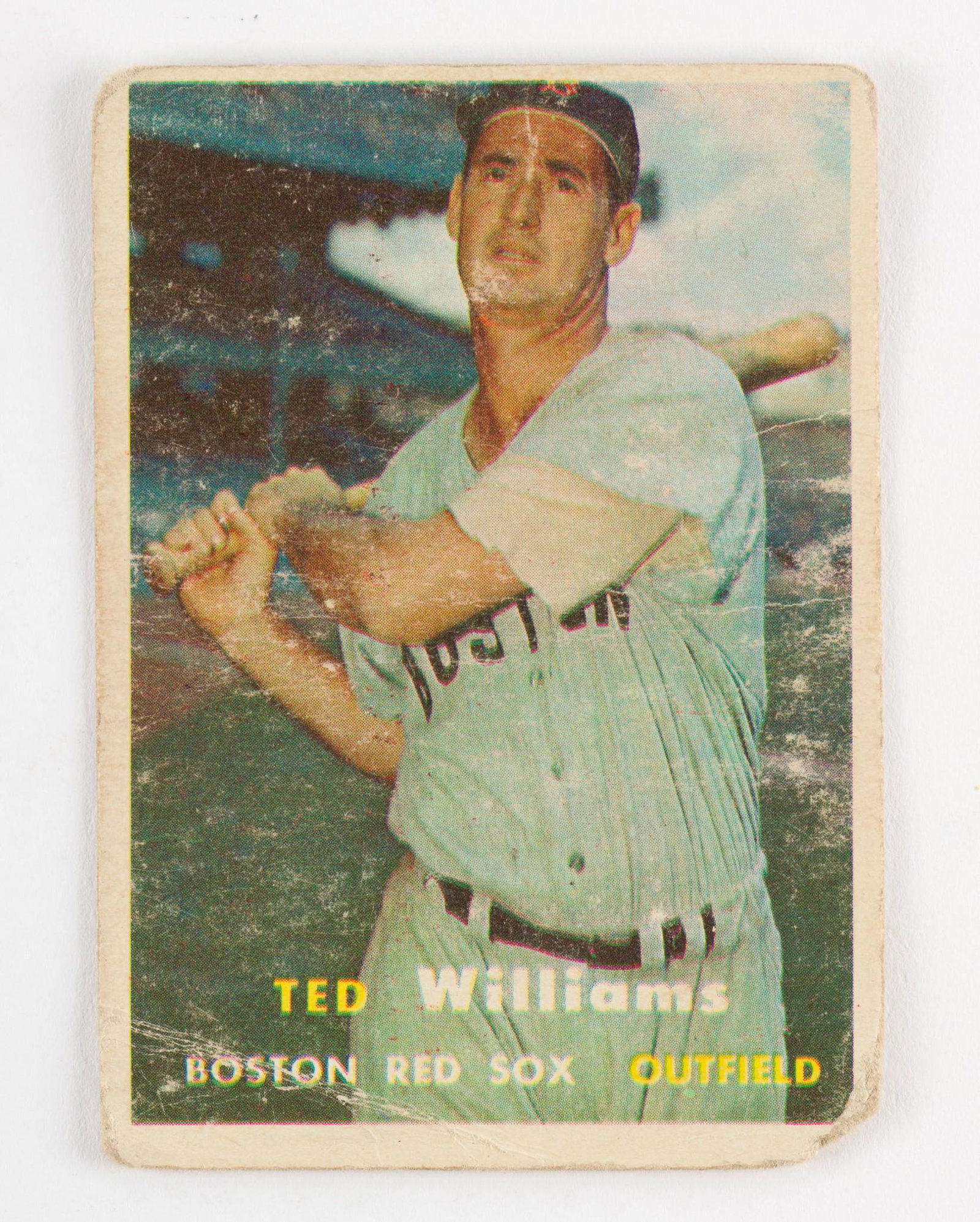 1957 Williams Vintage Topps H.O.F. Baseball Card: #1. Fair. DP. IMPORTANT: Before bidding, please read the terms and conditions. When you registered for the auction you agreed to these terms and will be required to comply with them.