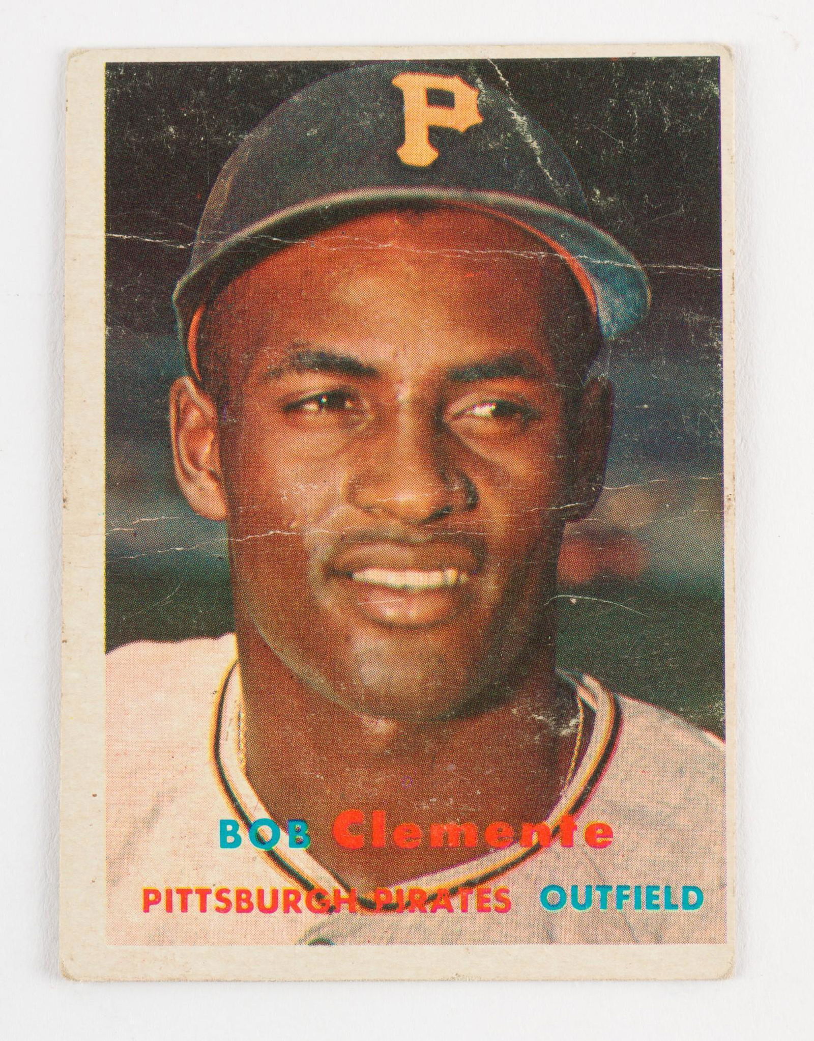 1957 Clemente Vintage Topps H.O.F. Baseball Card (1 of 2)