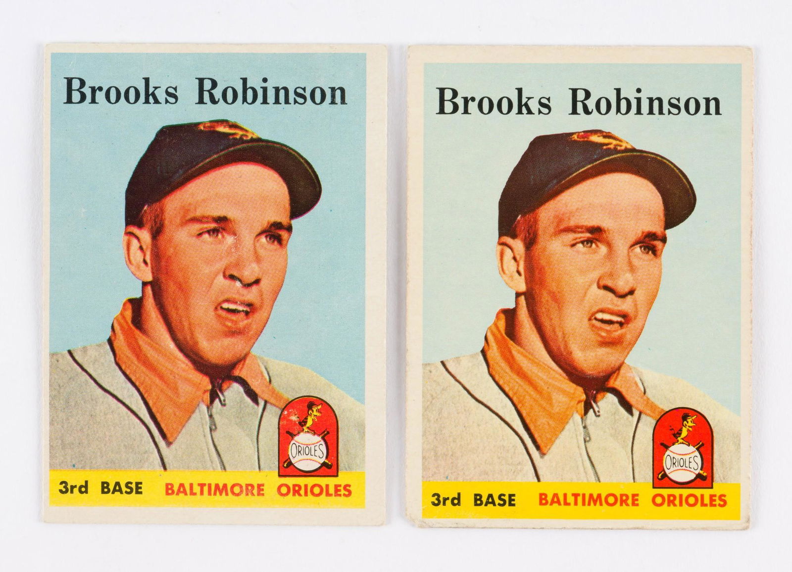 2 1958 Robinson Vintage Topps H.O.F. Baseball Cards (1 of 2)
