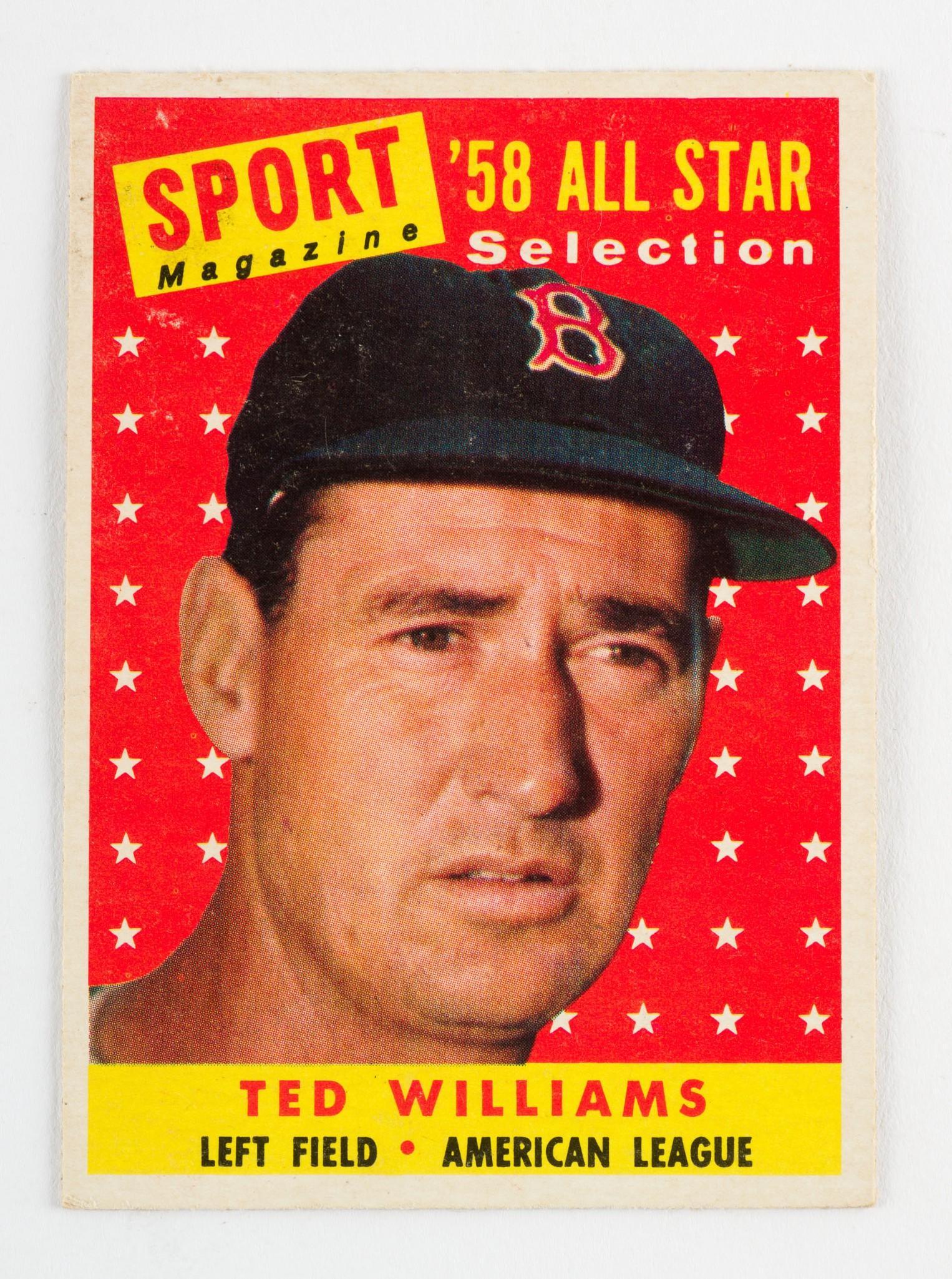 1958 Williams Vintage Topps H.O.F. Baseball Card (1 of 2)