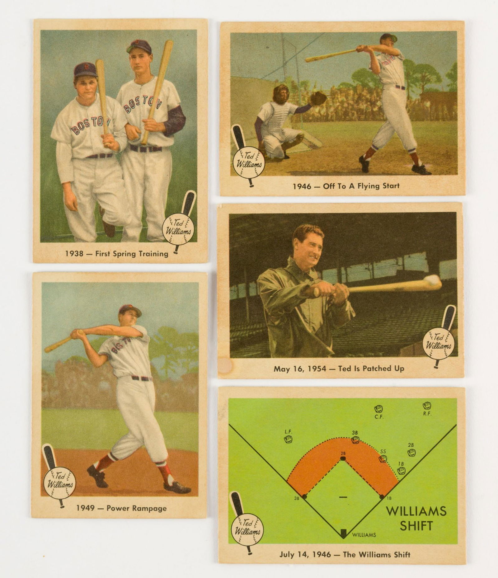 3 1959 Fleer Williams Baseball Cards Incl #11 (1 of 2)