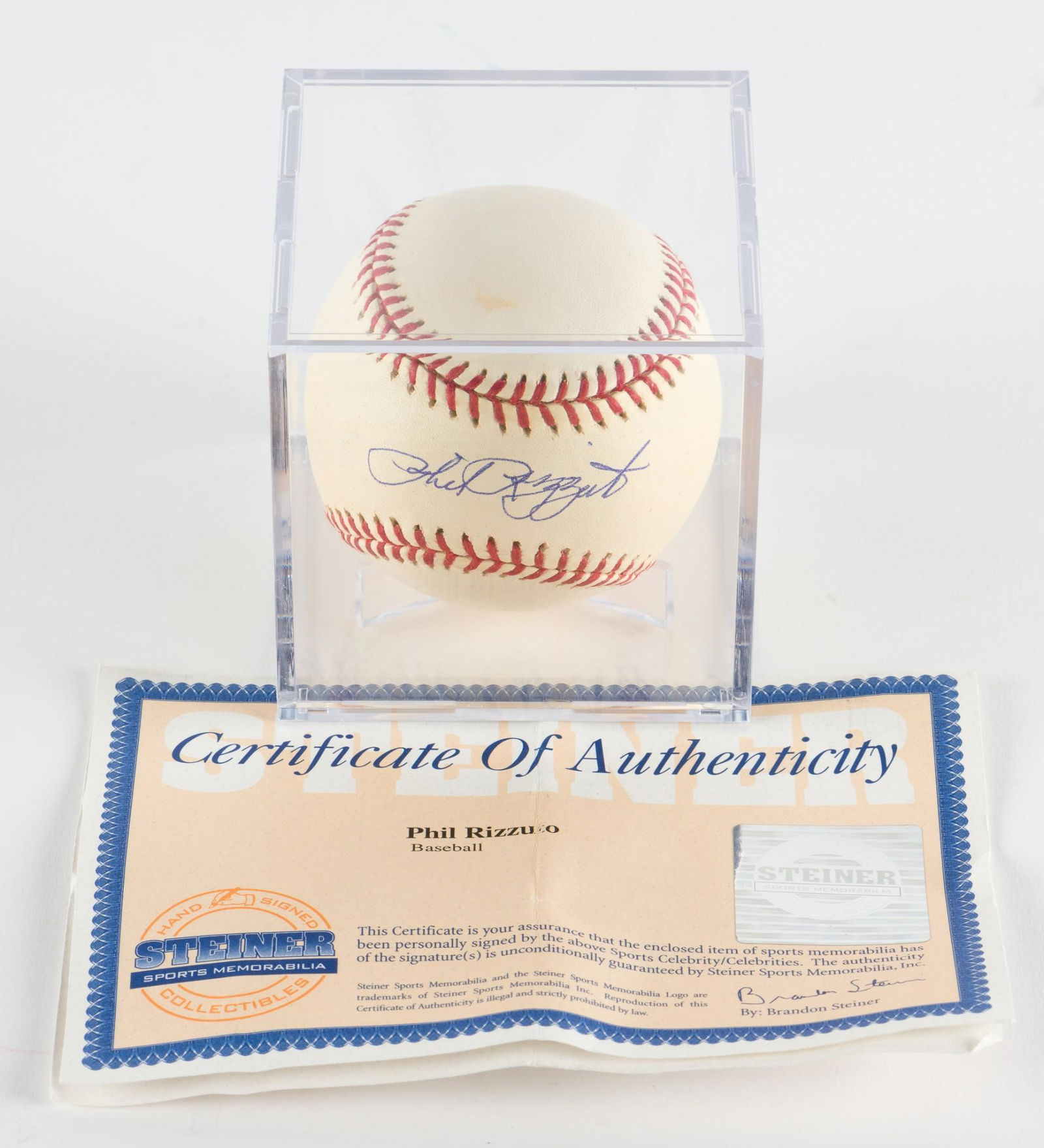 Phil Rizzuto Autographed Baseball (1 of 4)