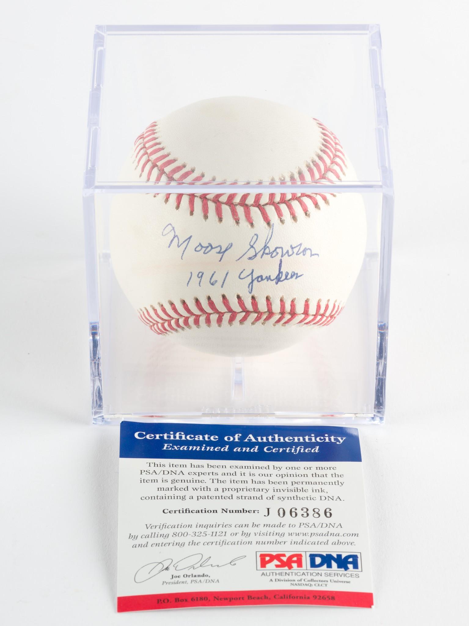 Moose Skowron Autographed Baseball (1 of 4)