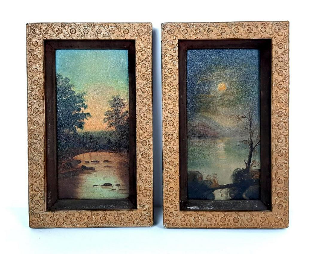 2 19th c Landscape Paintings (1 of 3)