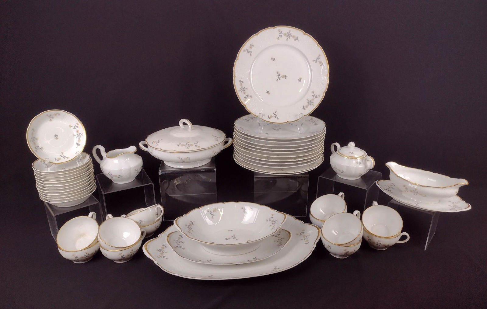 48 Pcs Limoges GDA Dinnerware (1 of 3)