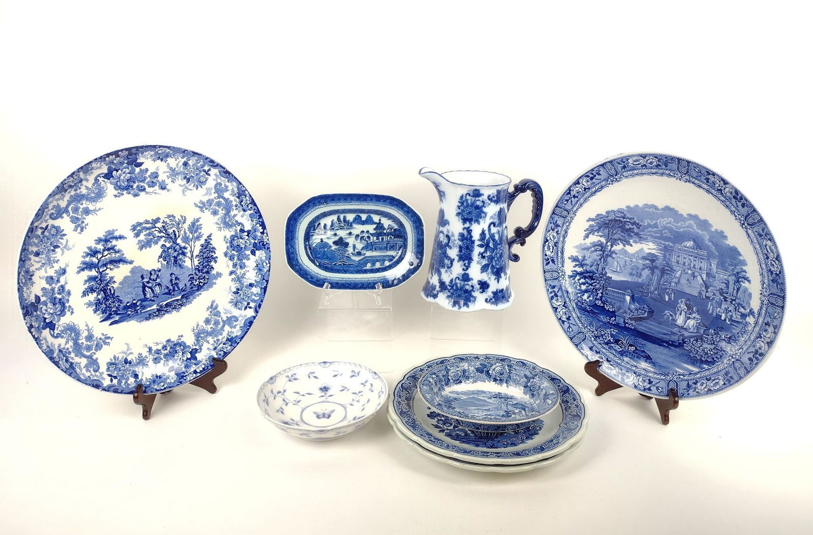 8 Pcs Blue and White Porcelain incl Delft (1 of 5)