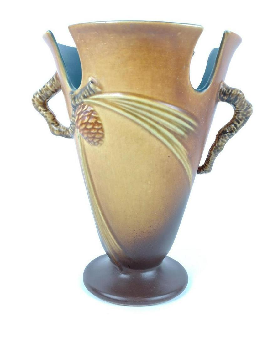 8-1/4" Roseville Pinecone Vase (1 of 3)