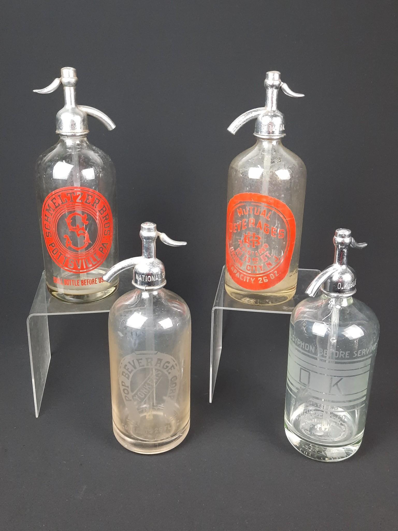 4 Seltzer Bottles incl Pottsville, PA (1 of 5)