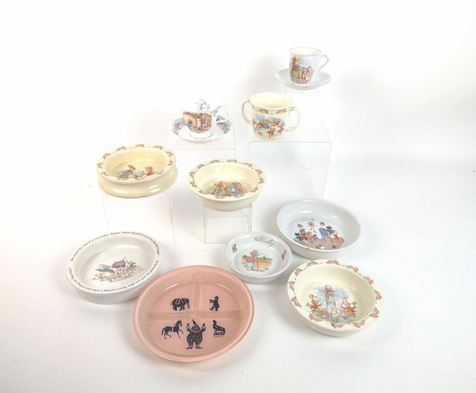 12 Pcs Children's Plates and Cups (1 of 13)
