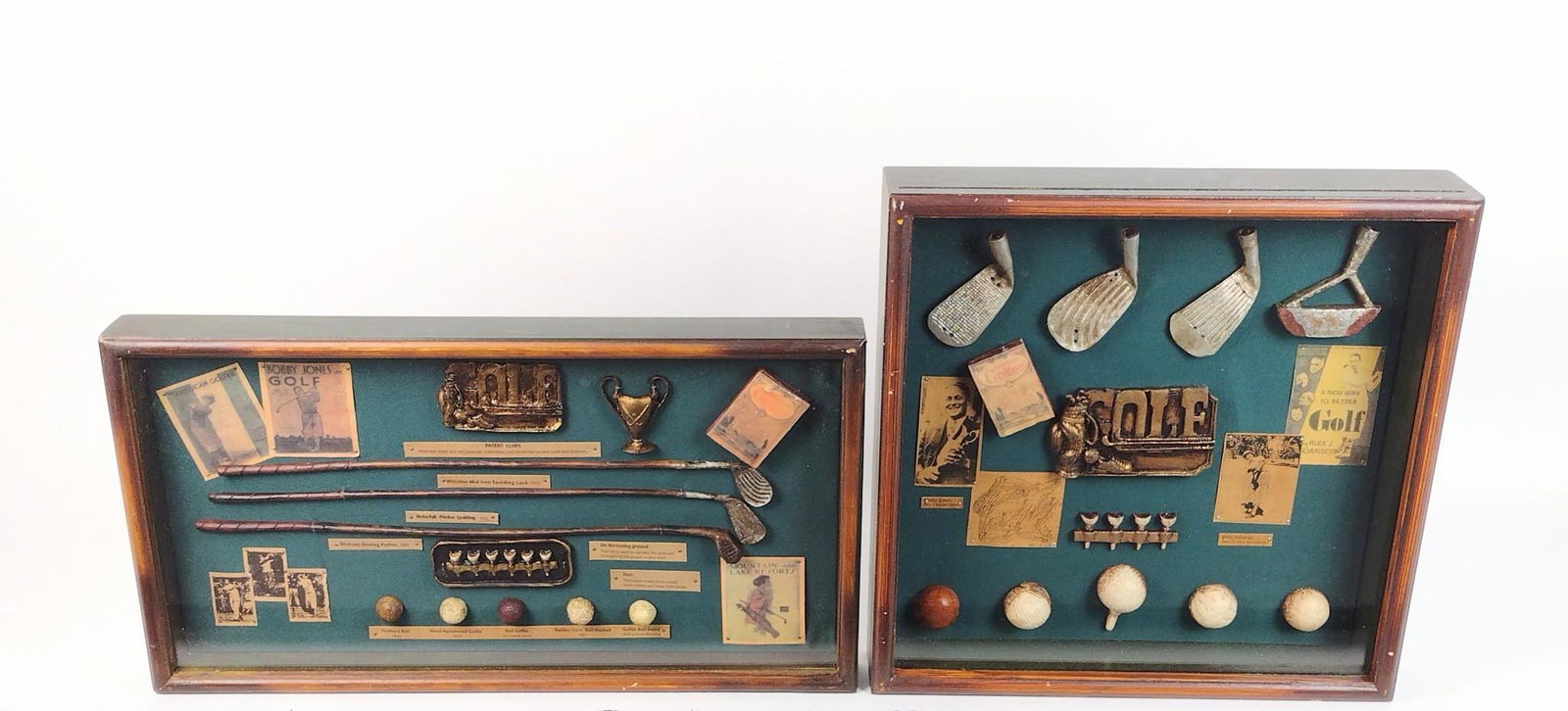 2 Golf Exhibit Shadowboxes (1 of 3)