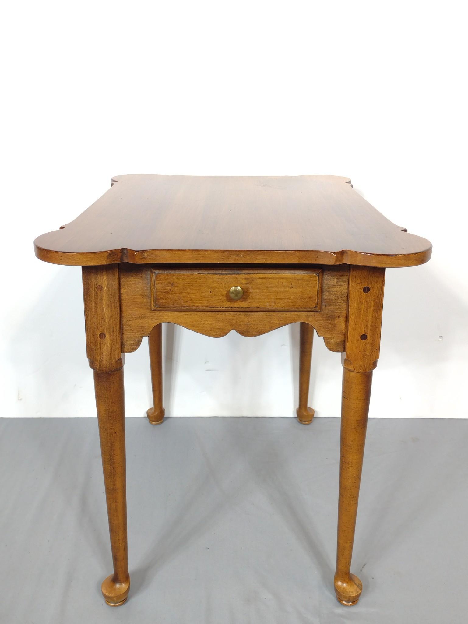 Ethan Allen Single Drawer Table (1 of 6)