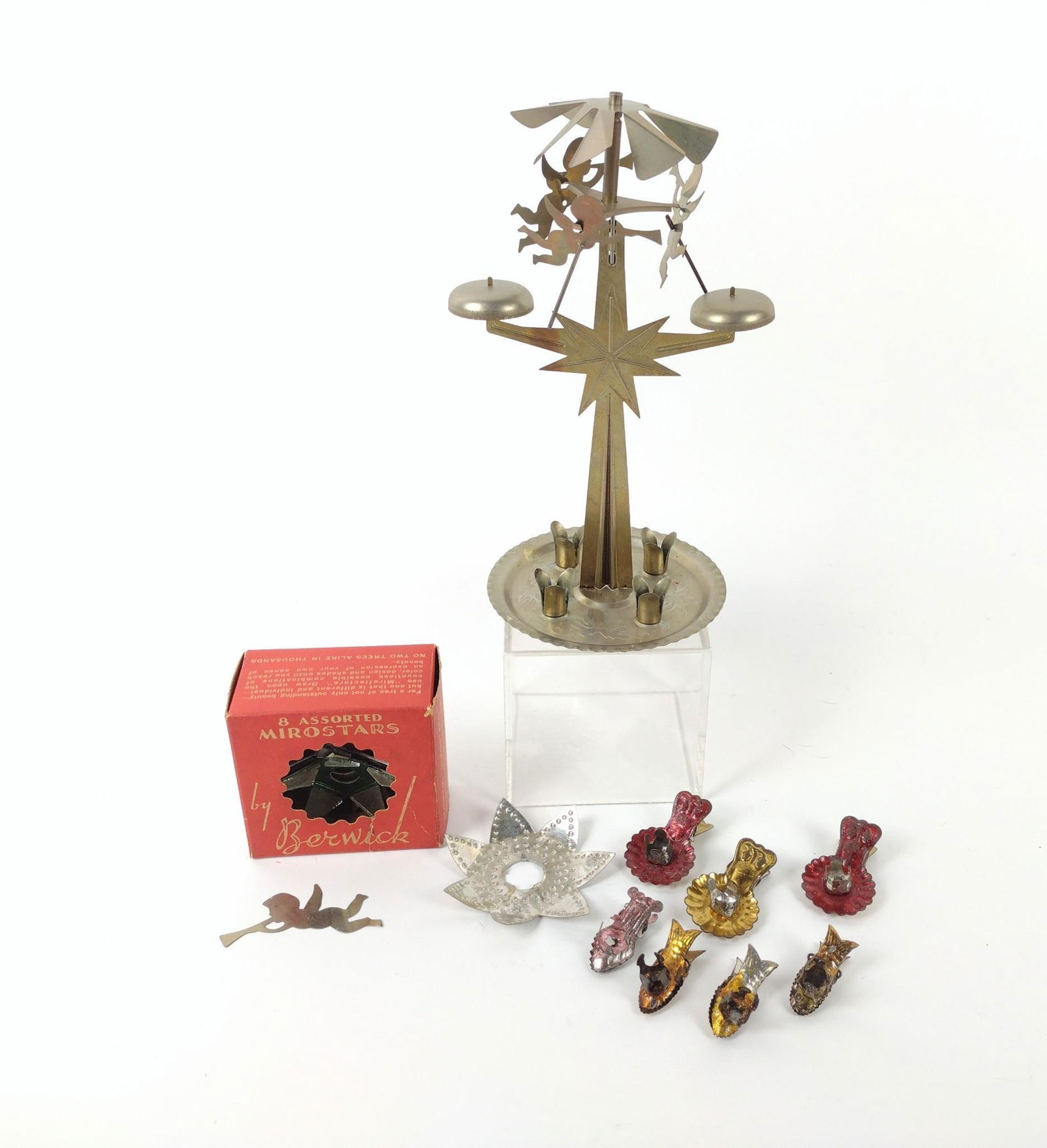 17 Pcs Candle Holders, Clips, and Reflectors (1 of 5)