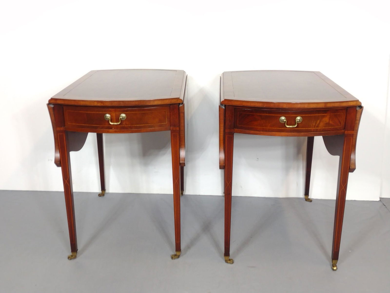 Pair Of Milano Furniture Drop Side Tables (1 of 9)